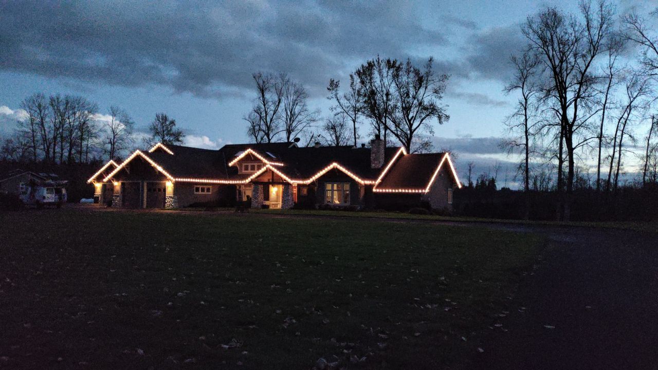Holiday Lighting using C9 Incandescent Clear by Paul Schopp