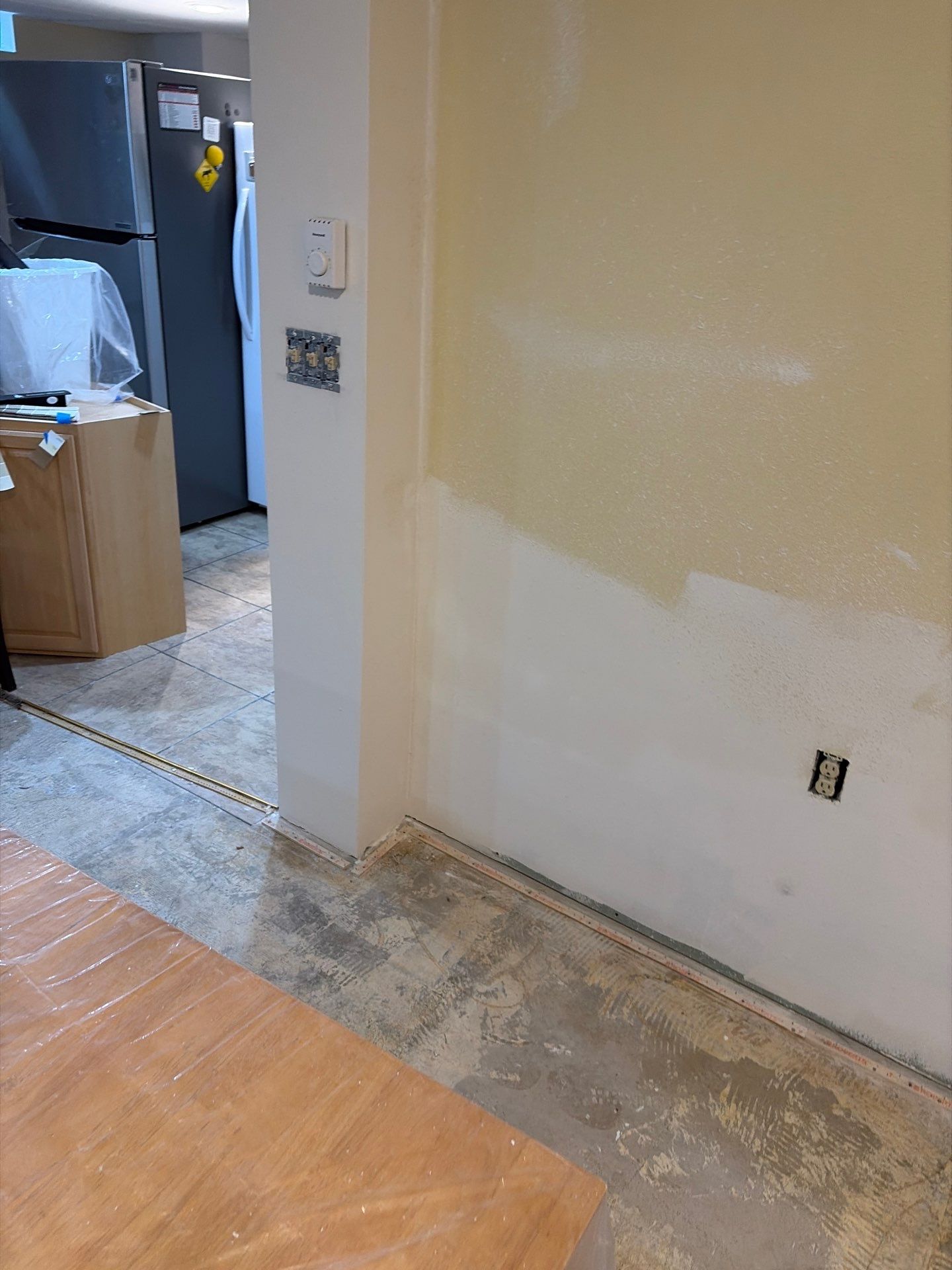 Basement Kitchen Renovation and Interior Wall Finishing in Brookfield by OCS Contracting Services