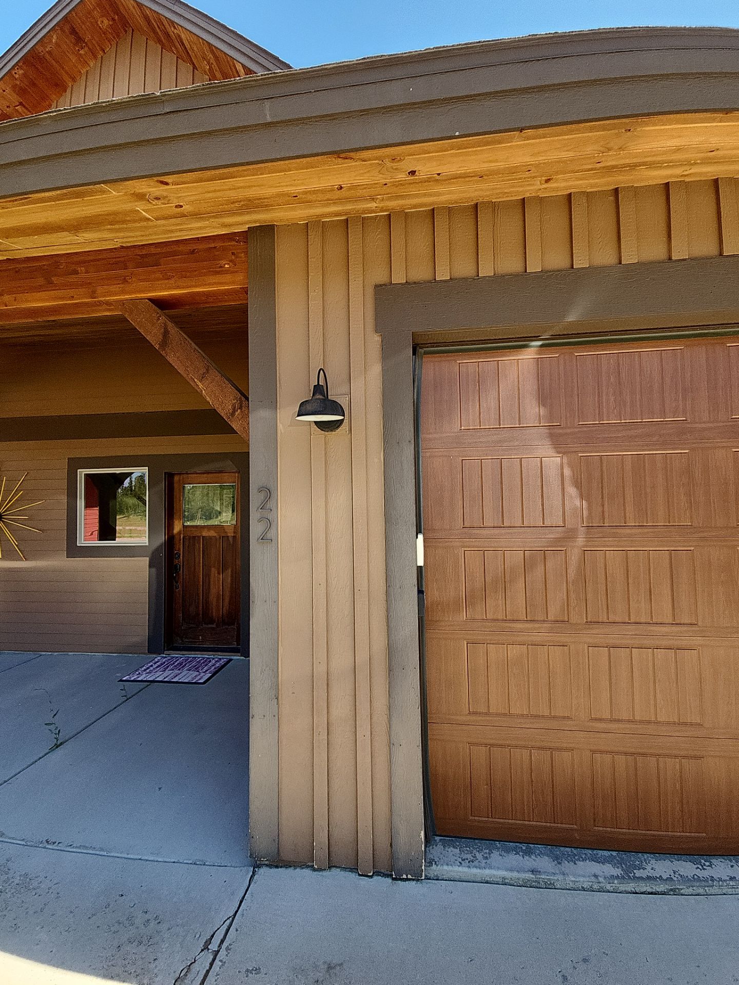 Exterior Painting Using Stain by Wheatley Creek Services