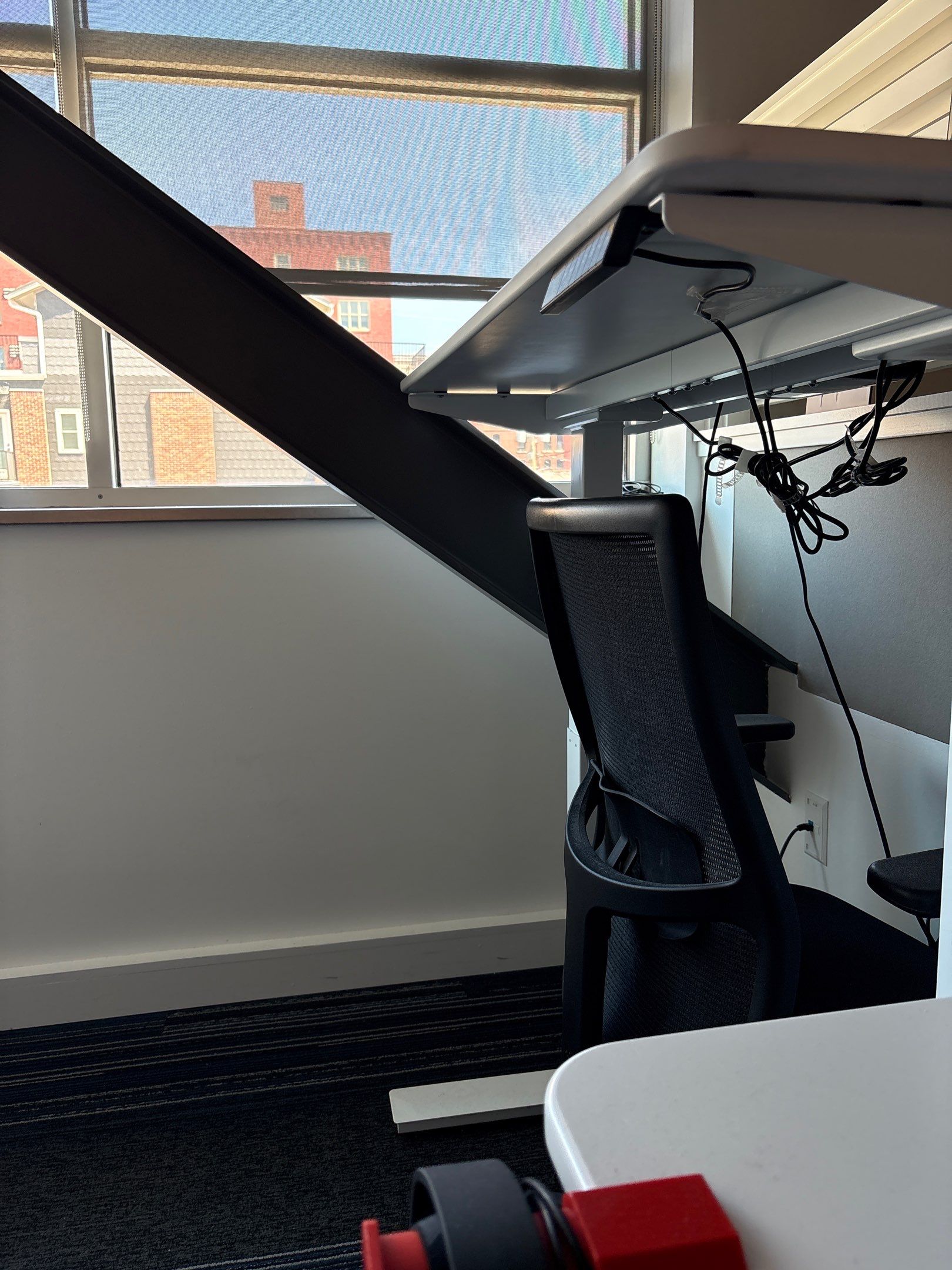 Modern Lincoln Office Remodel with Integrated Cable Management by CompanyCam Sales Demo