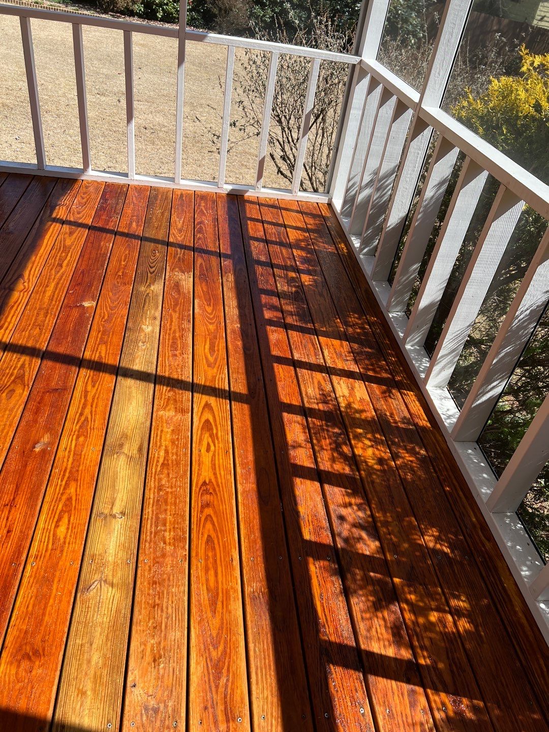 Coated Deck using Wood Sealant by DuraSeal