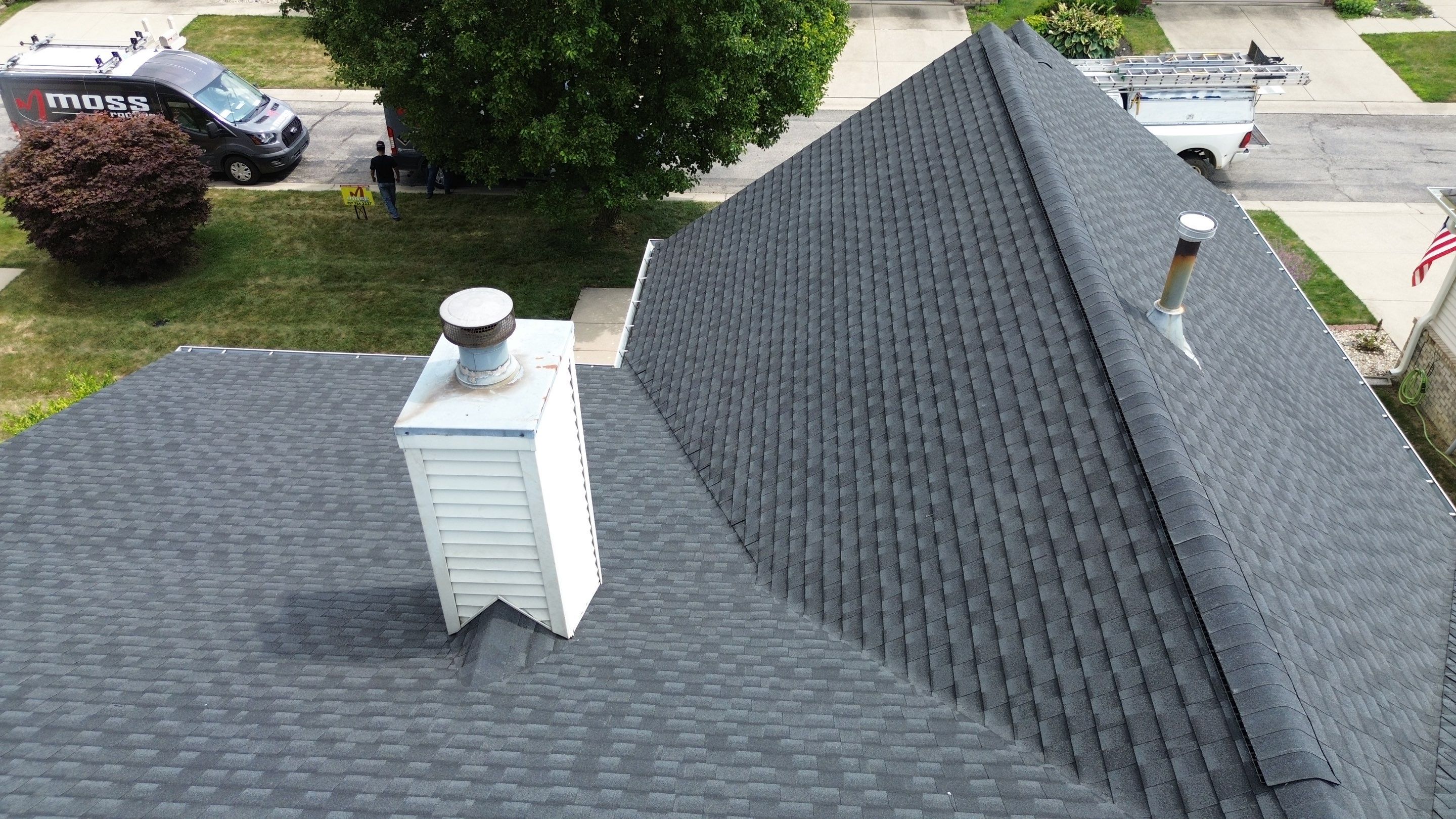 Project in Indianapolis by Moss Roofing