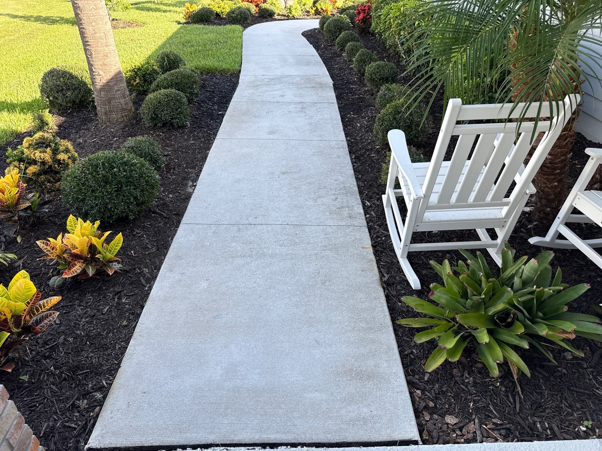 Concrete Driveway & Sidewalk Cleaning — Canoe Creek Community, Parrish, FL by Sunshine AquaWash