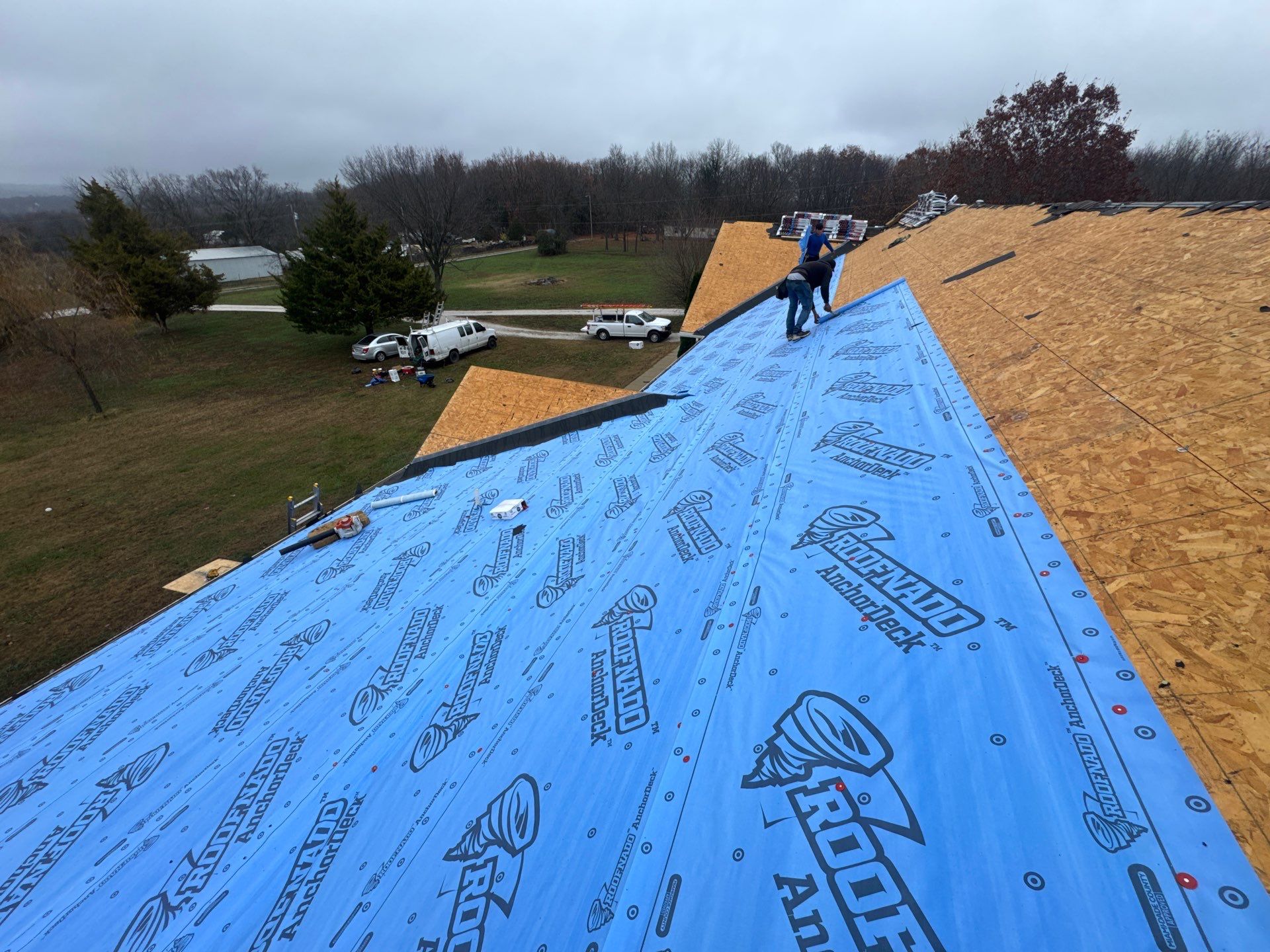 Residential Partial Roofing Install - Tamko Titan XT Shingles - Color Weathered Wood  by Titan Commercial & Residential Roofing 