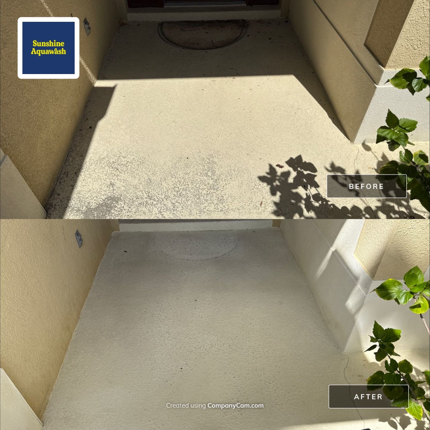 Driveway & Rear Wall Soft Wash | Lexington Community | Parrish, FL | Sunshine AquaWash by Sunshine AquaWash