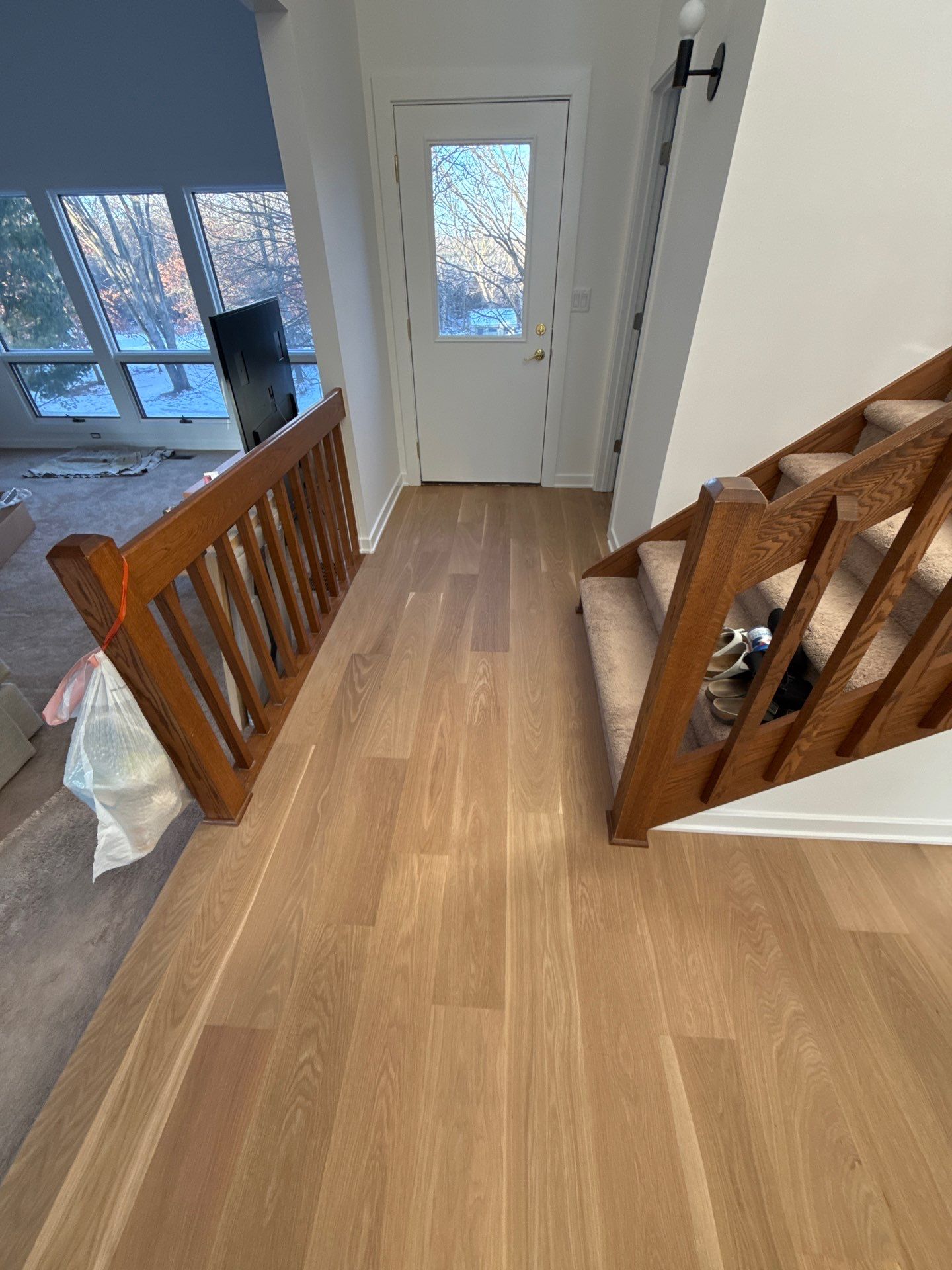 7 inch white Oak invisible finish by Ann Arbor Hardwoods