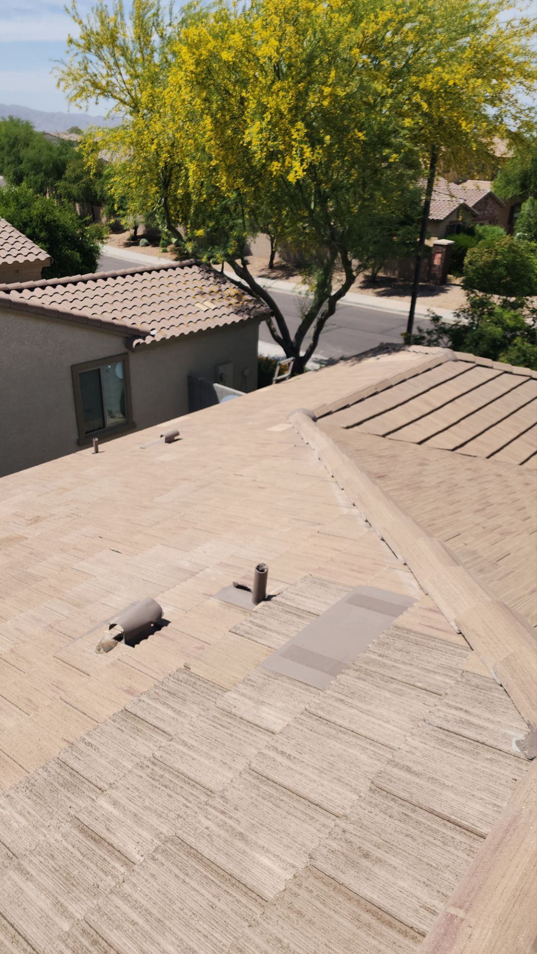 Mesa Tan Concrete Tile by Reimagine Roofing