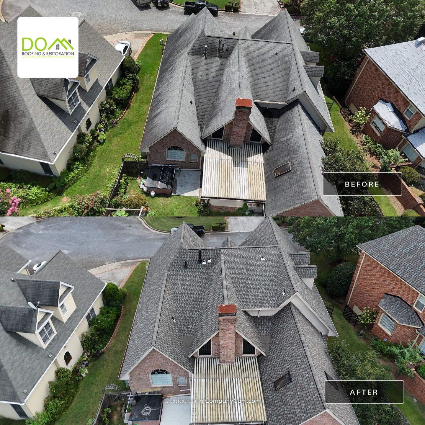Greystone Lane Chamblee Roof Replacement by Dom Roofing & Restoration