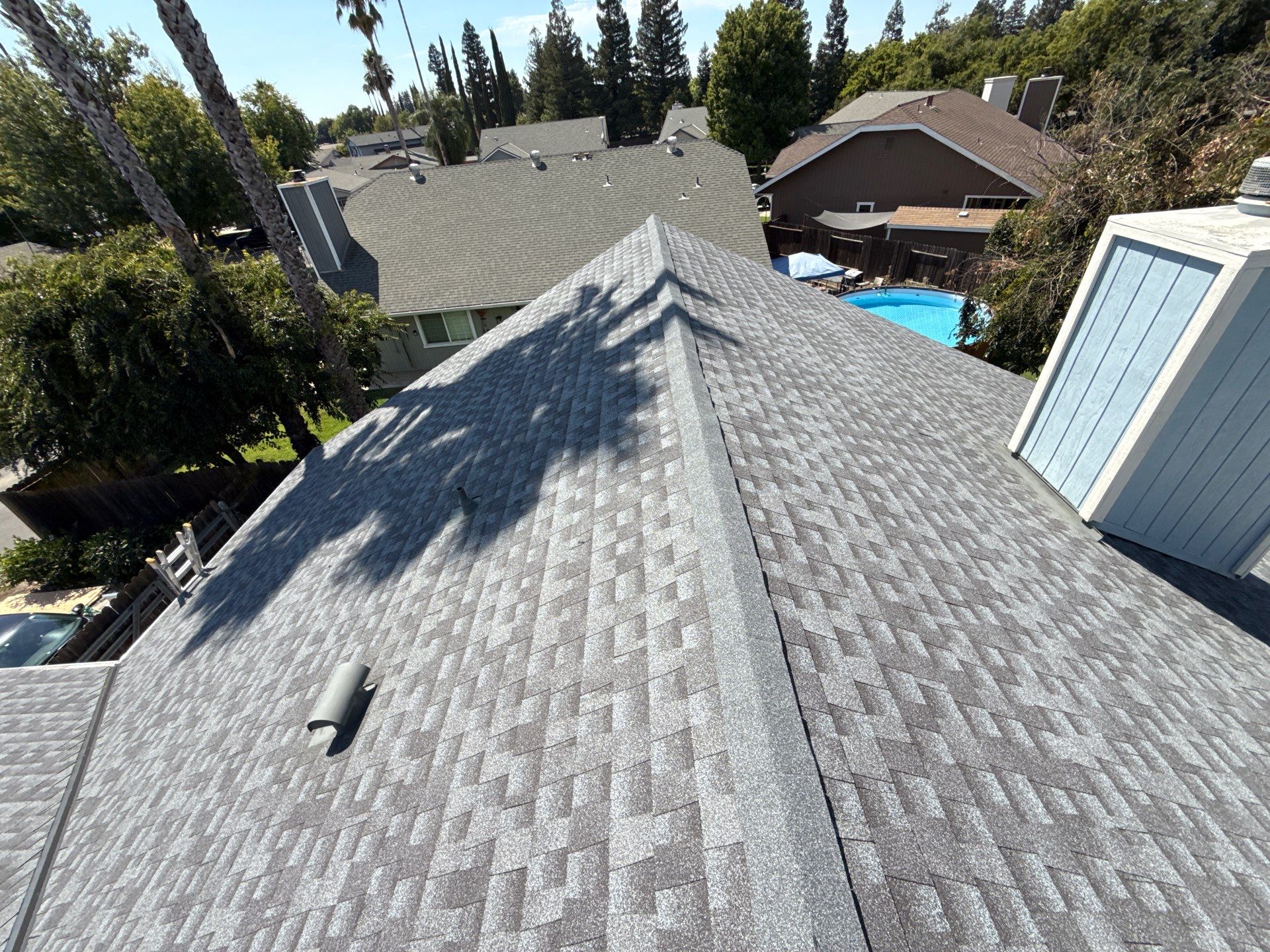 Residential Reroof using GAF HDZ RS by Nextop Roofing