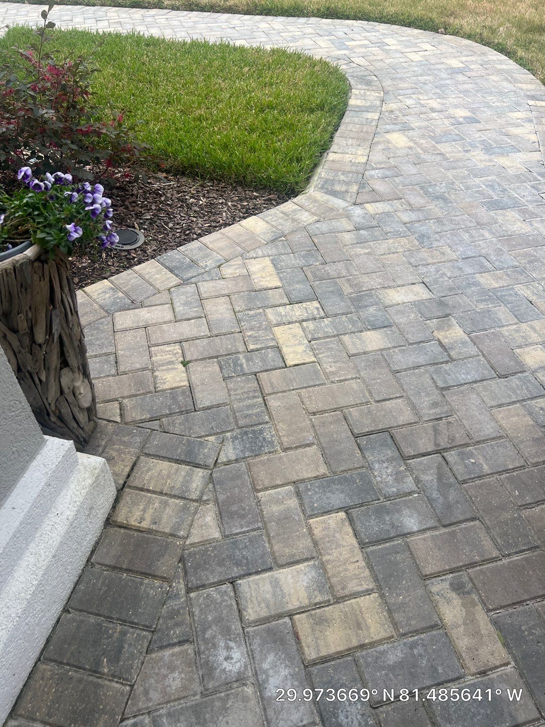 Pavers using Concrete Sealant by DuraSeal