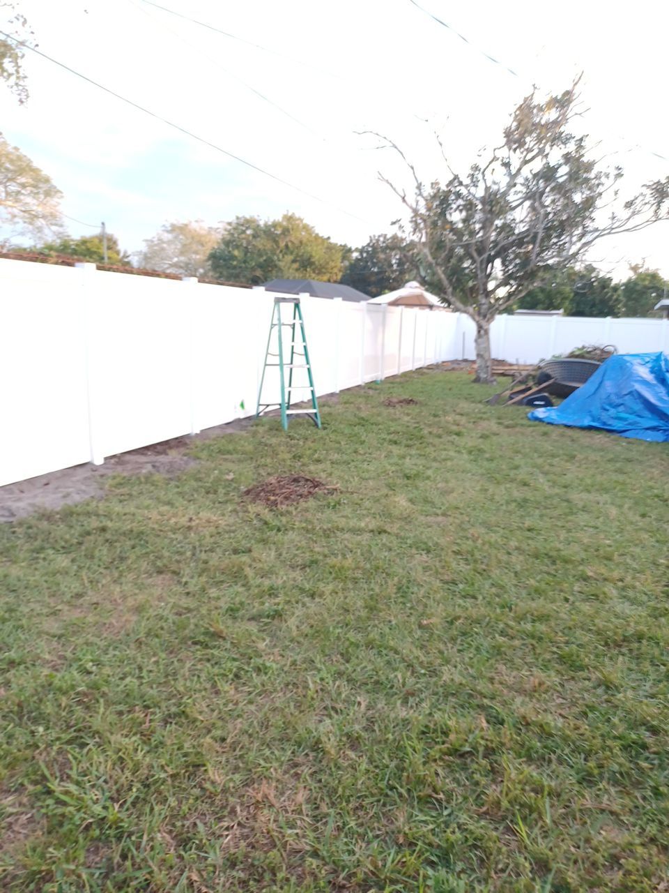 Bradenton, FL 6 ft. Tall White Vinyl Privacy Fence  by Asap fence and gates, LLC