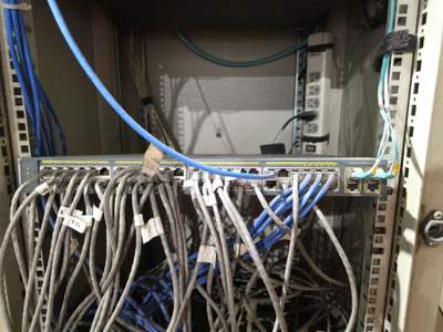 Structured cabling installation by CimaSolutions