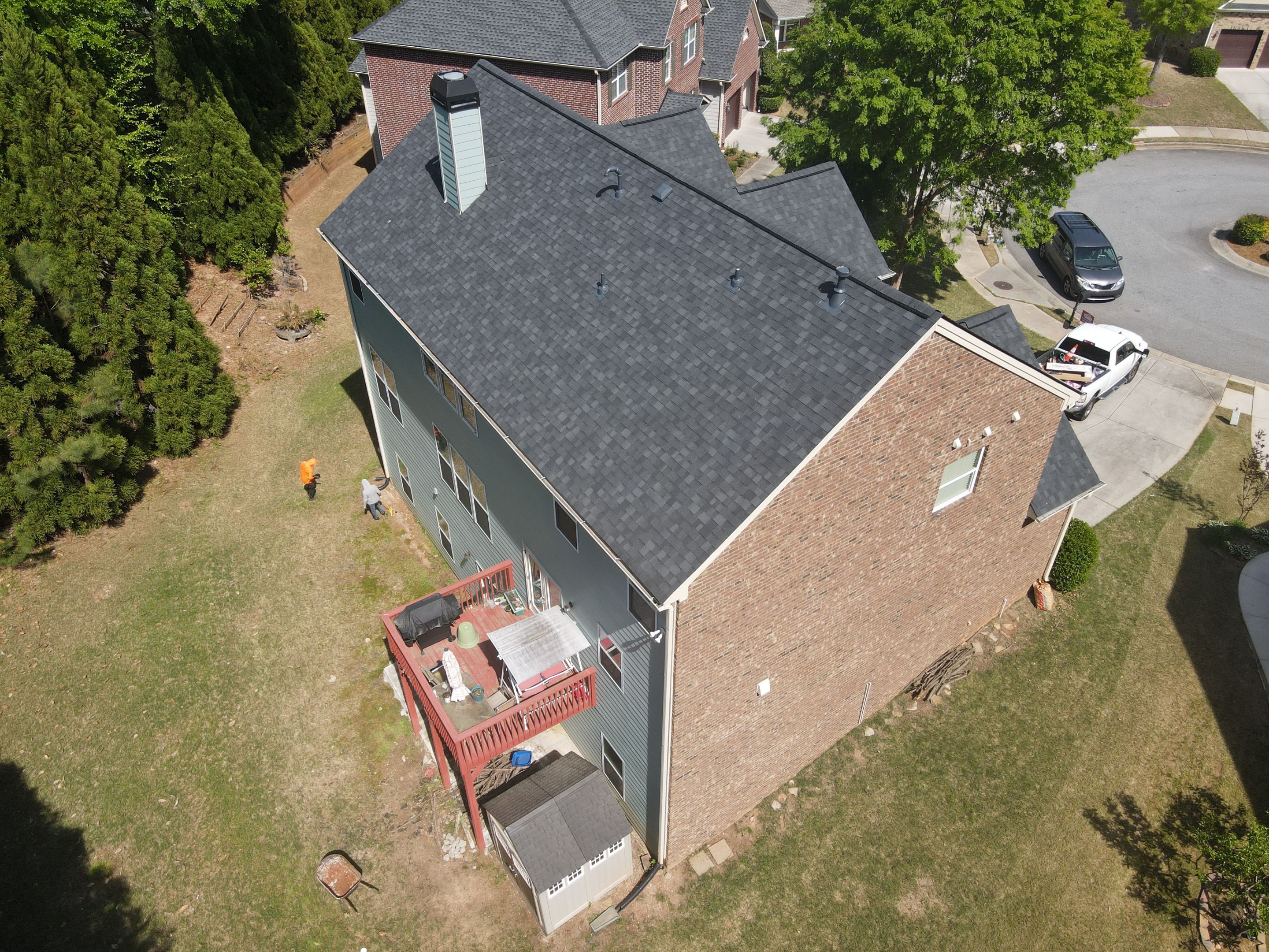 Residential Roofing Installation using Owens Corning Onyx Black by Inspector Roofing and Restoration