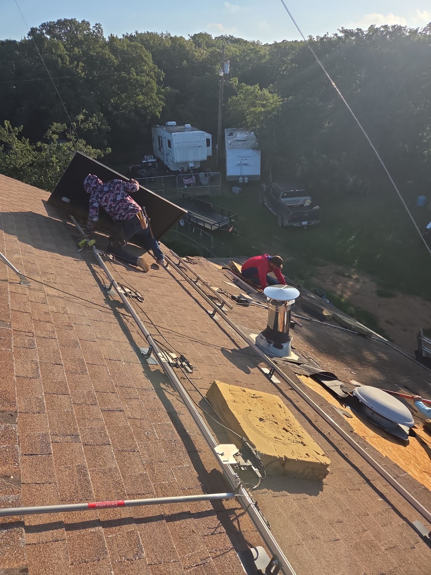 Project in Bowie by Lonestar Roofing and Restoration LLC.