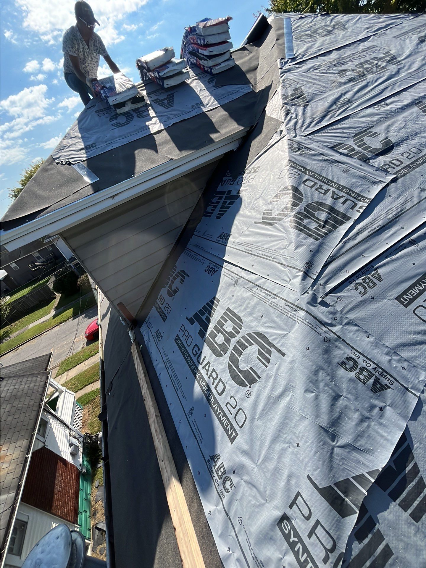 Residential Roofing Installation using Timberline HDZ by Rainstoppers Roofing