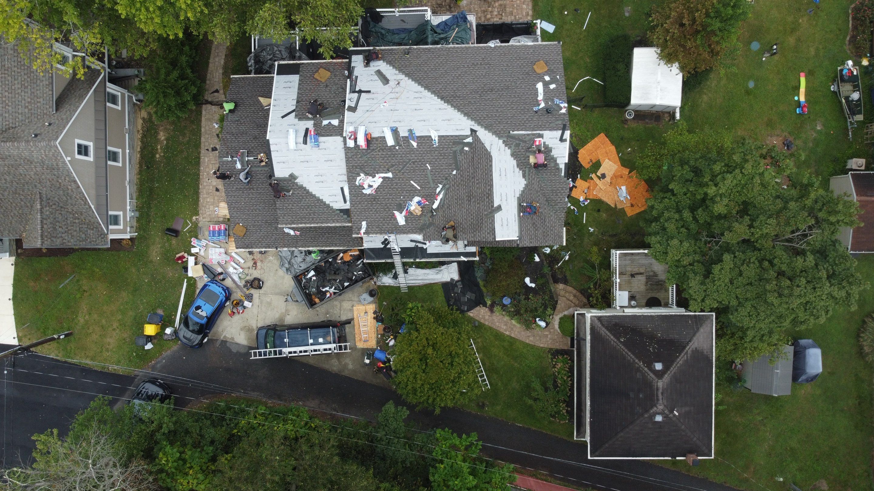 Residential Roofing Installation using GAF Timberline HDZ by Matter Roofing & Construction