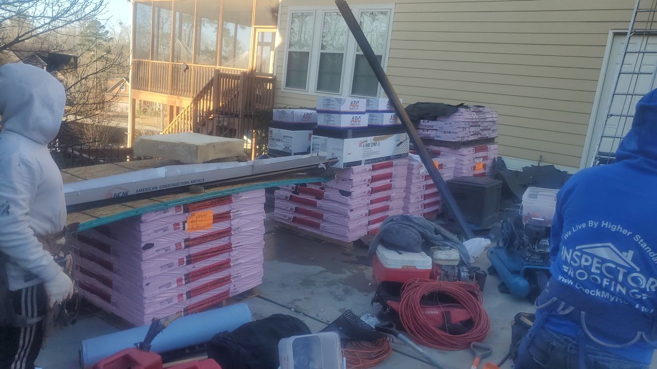 Residential Roofing Installation using Owens Corning by Inspector Roofing and Restoration