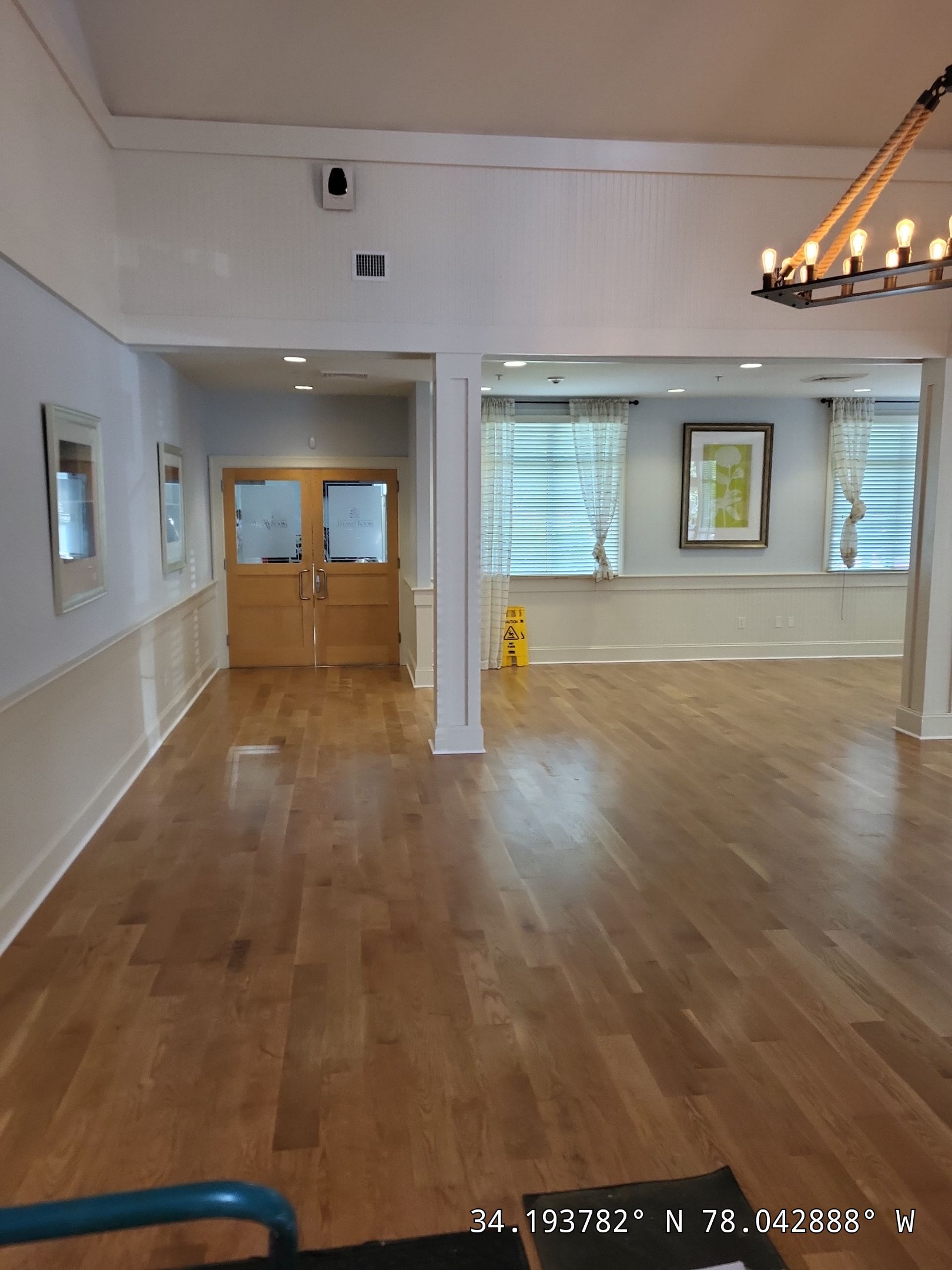 Brunswick Forest Fitness Center Commercial Flooring & Cabinet Remodel in Leland, NC by RGR Construction and Roofing, LLC