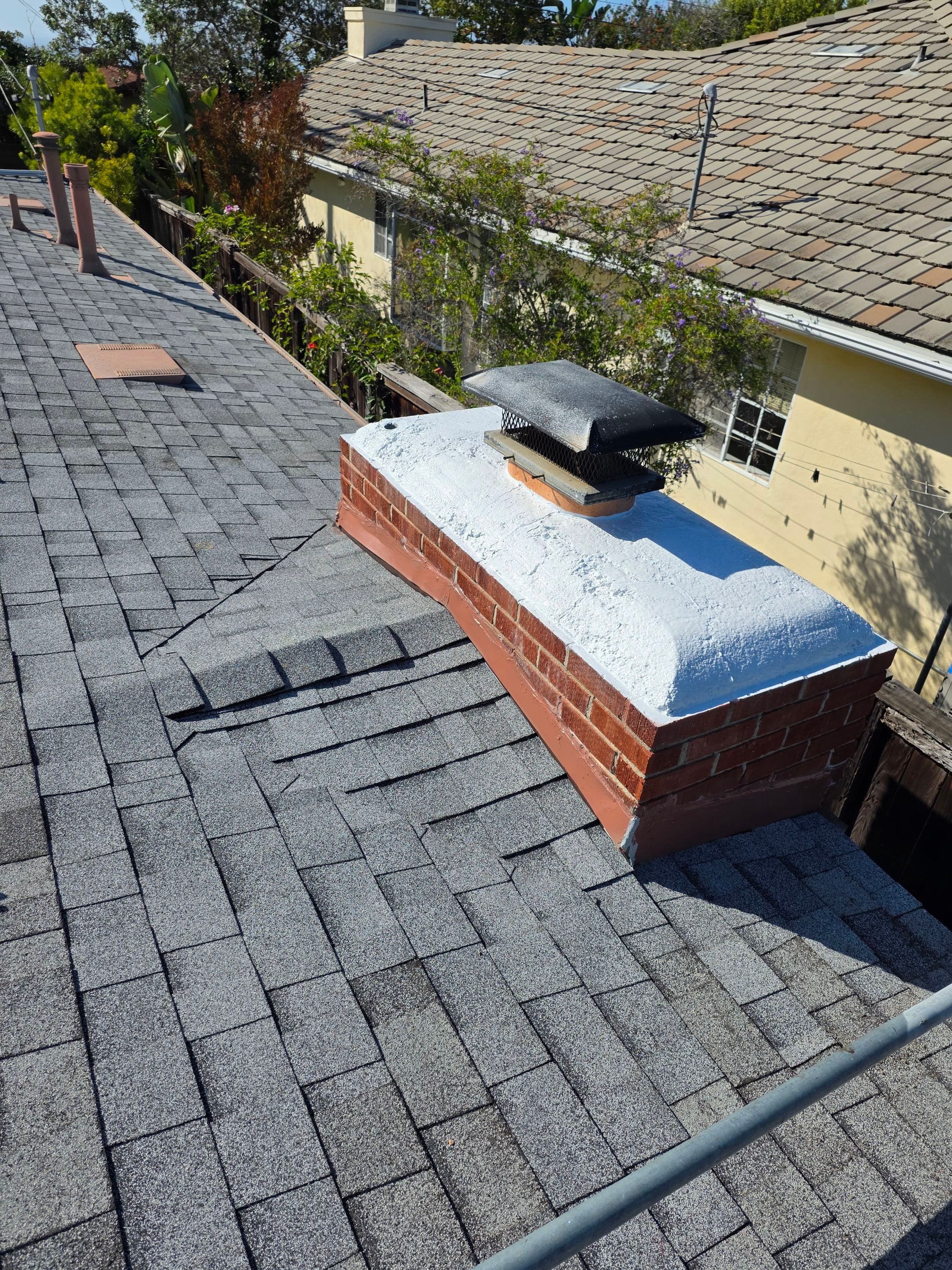 Comprehensive Owens Corning Roof Replacement and Chimney Repair in San Diego by Reliable Roofing San Diego Inc.