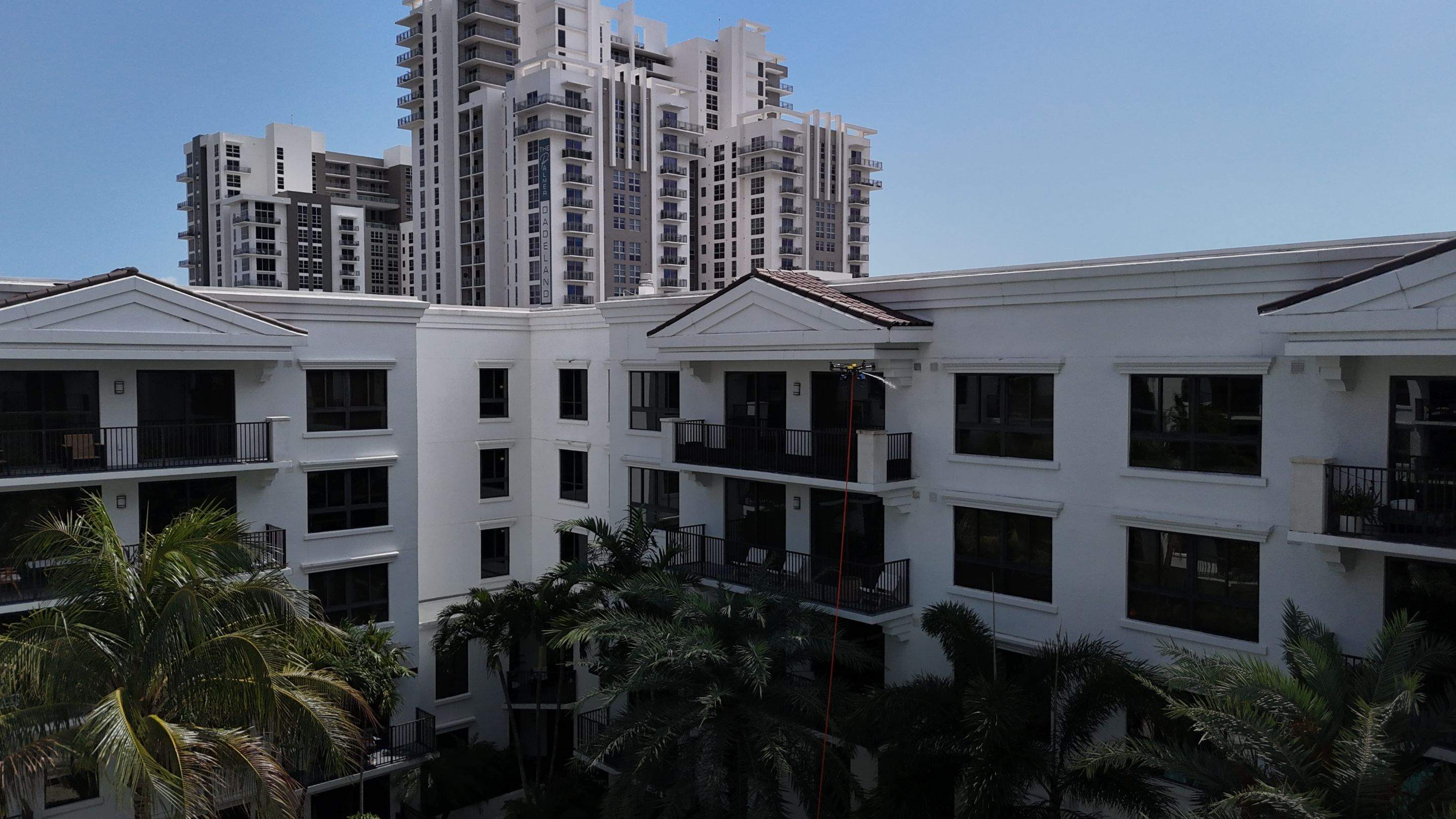 Project in Miami by Drone Clean