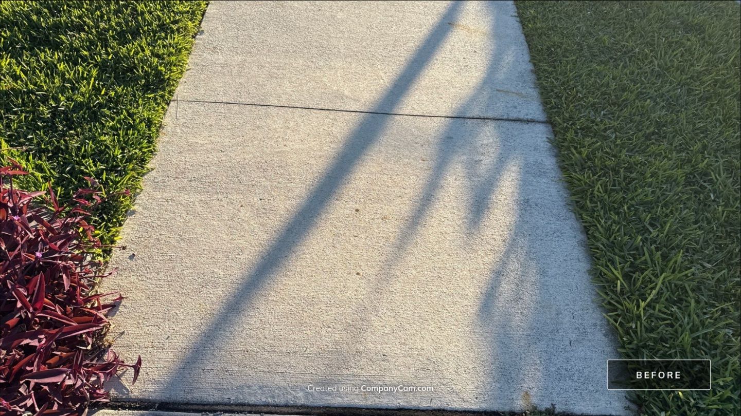 Rust Stain Removal from Concrete Driveway and Pavers in Park East at Azario | Lakewood Ranch, FL by Sunshine AquaWash