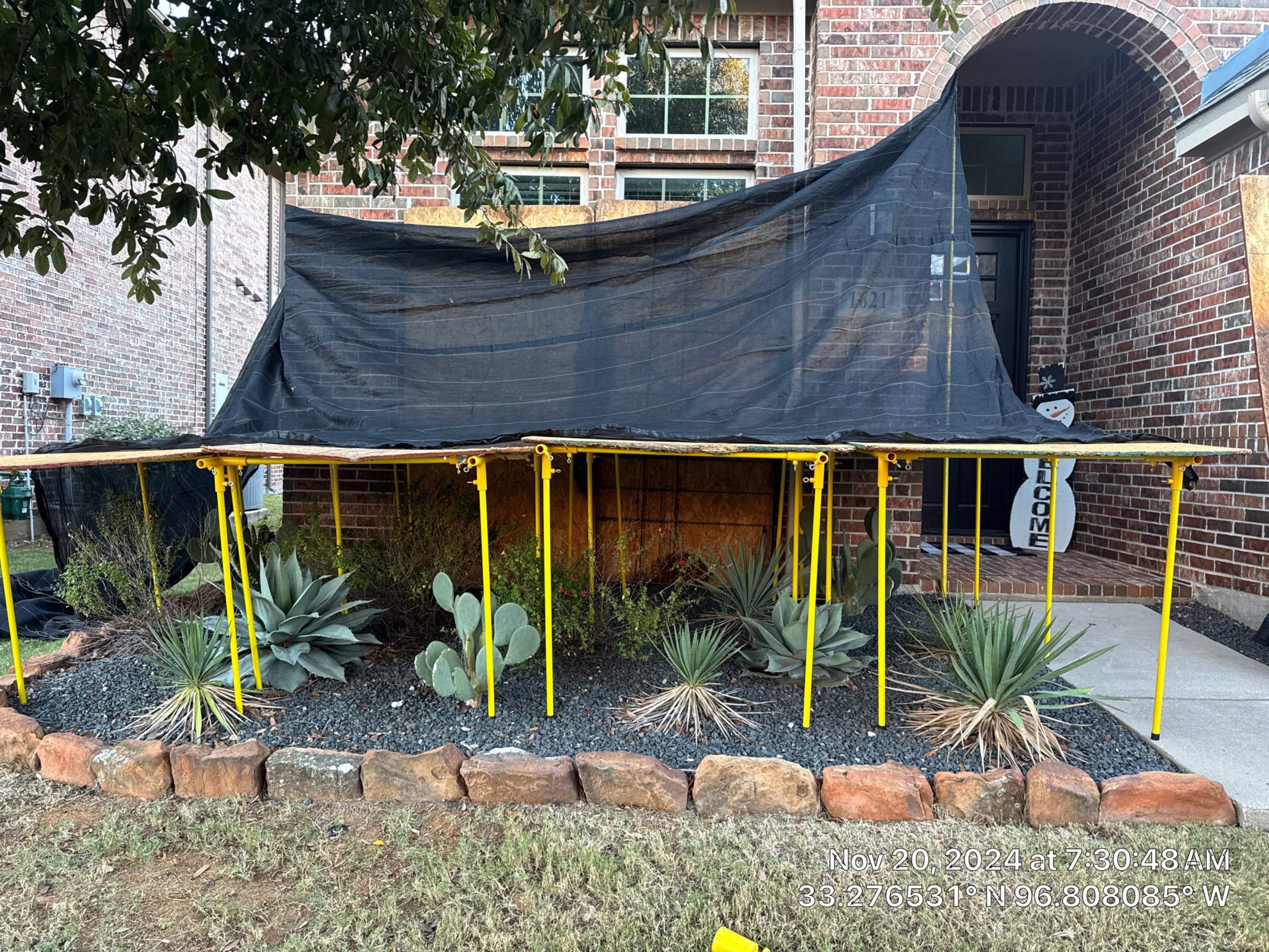 New Roof Installation using Catch-All Netting & Shrub Guard Protection Systems by Elevated Roofing, LLC