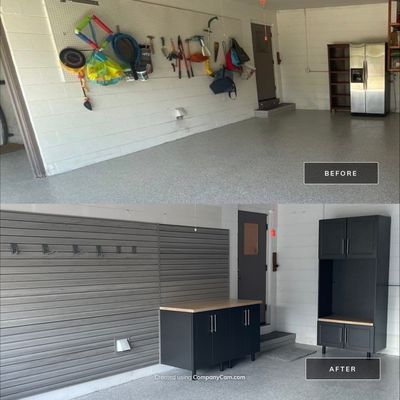 Garage with Cabinets in Gainesville, FL in Mount Everest