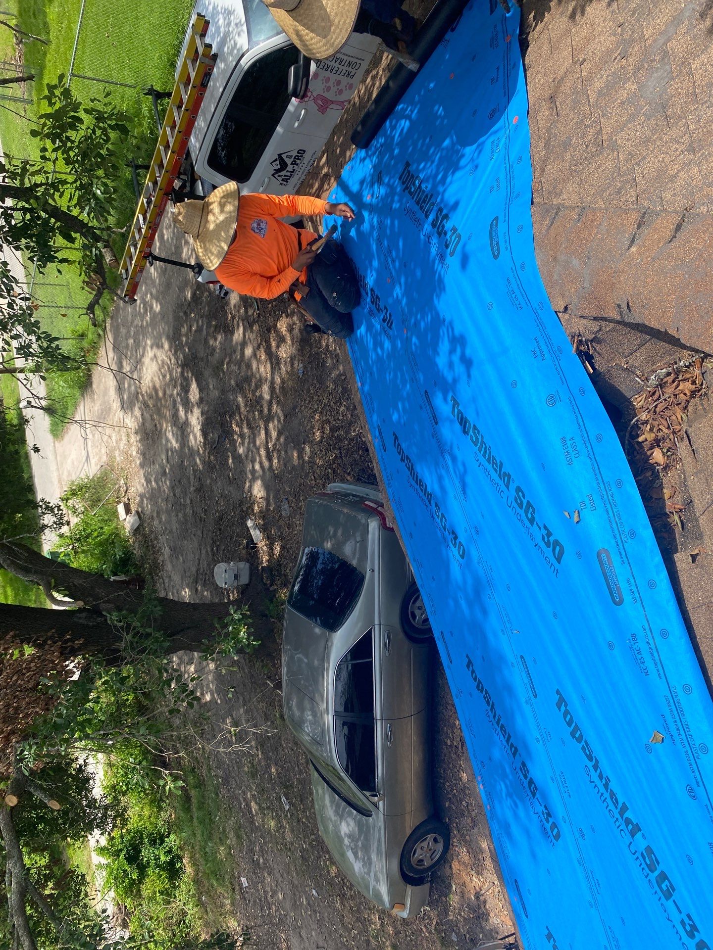 Residential Roofing Repair using tile by Roof Repair Company