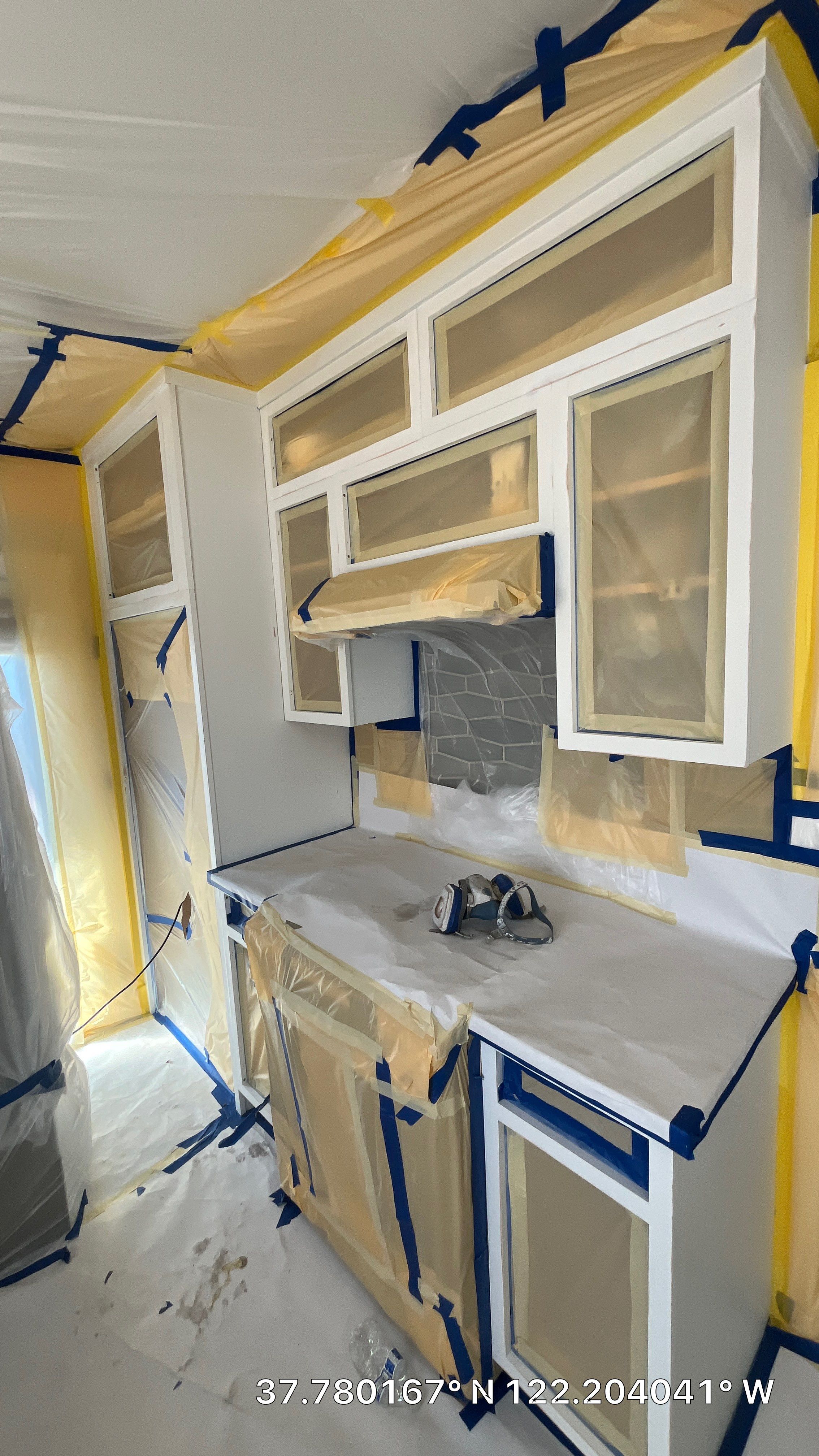 Custom Cabinet Painting  by Herrera’s Bay Area Painting inc.