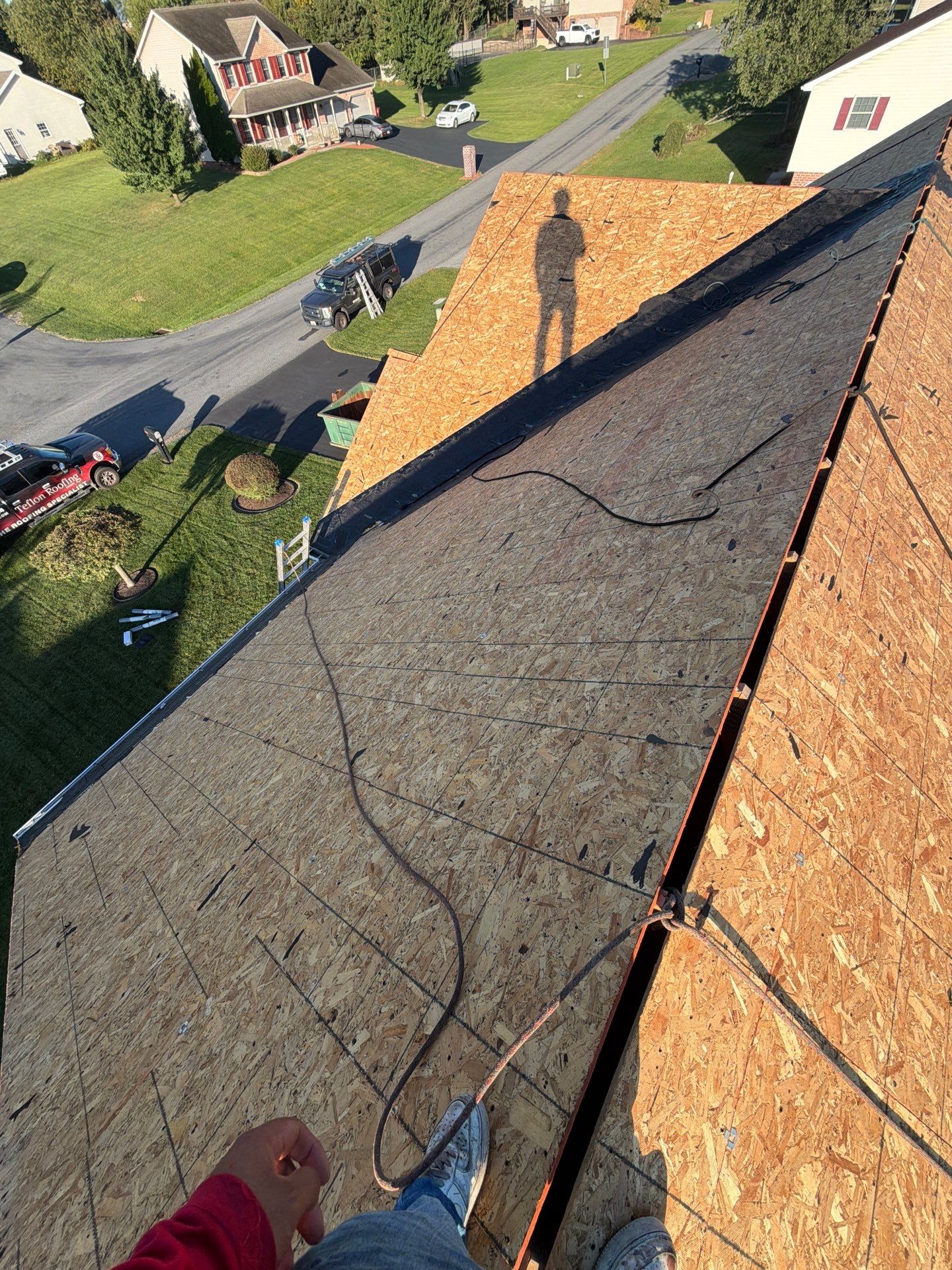 Residential Roof Installation Featuring GAF Timberline HD Shingles in Chambersburg by Teflon Roofing
