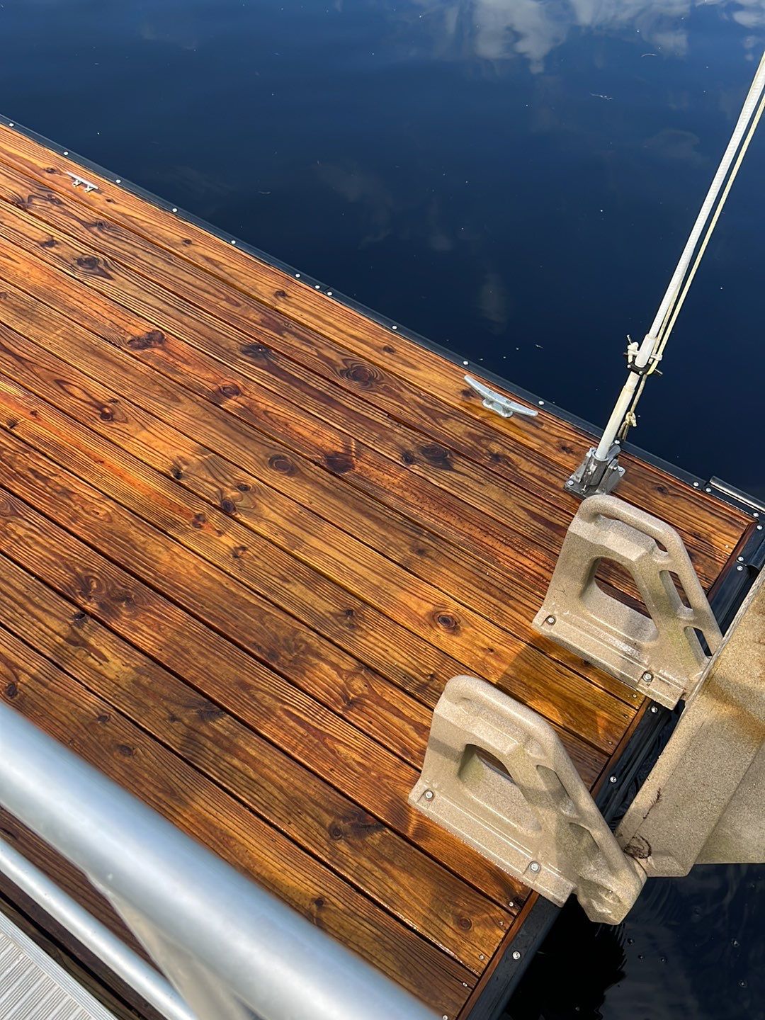 Dock using Wood Sealant by DuraSeal