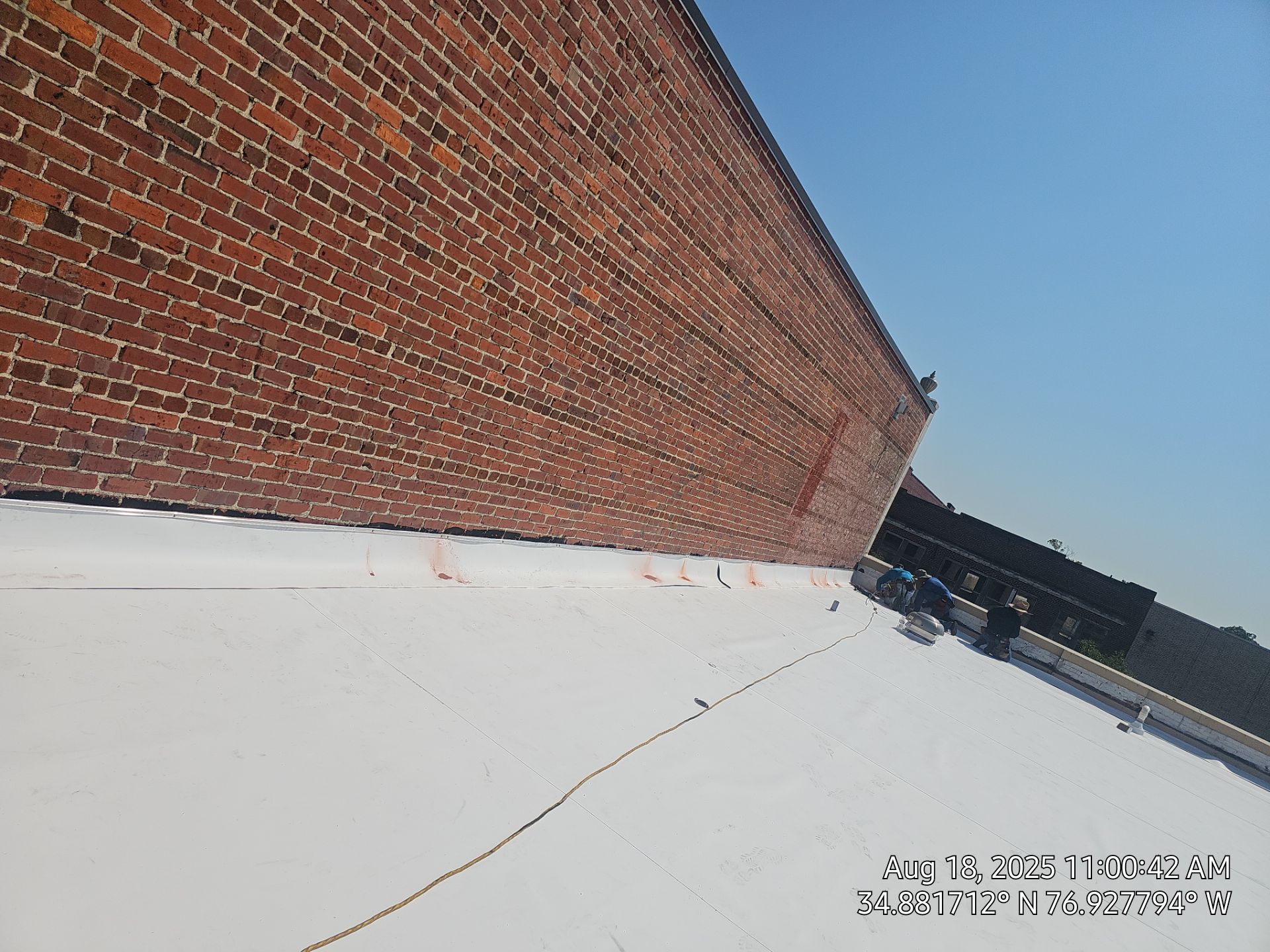 Project in Kinston by Roofing Solutions