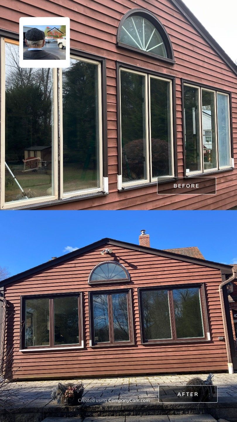 Window Transformation by DiGiorgi Roofing and Siding Inc