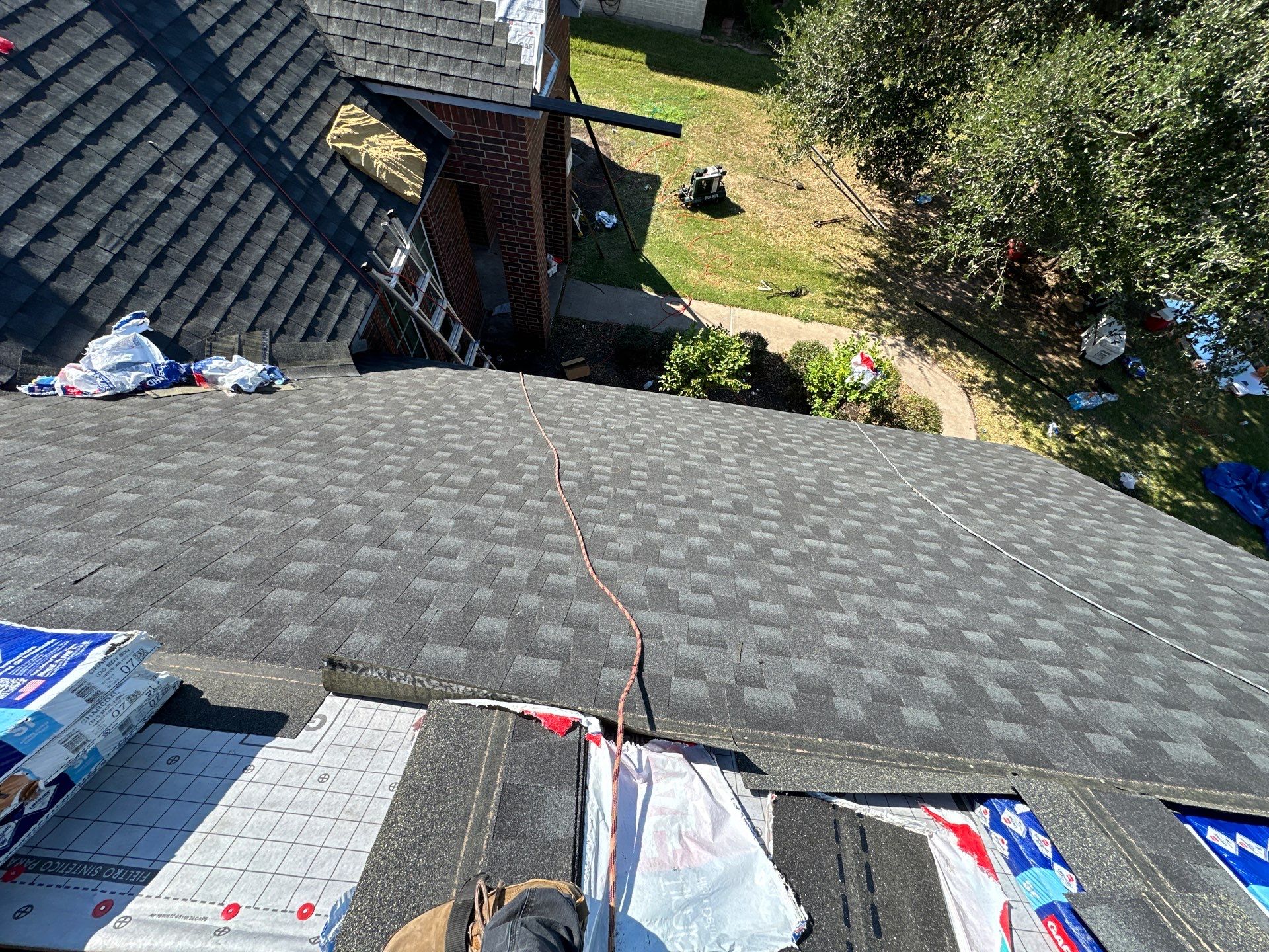 Gaf hdz charcoal by Motion Roofing