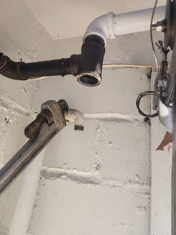 Replace failed gas line from gas connection at street to new meter by Sureway Comfort John Wilcox Plumbing Heating Cooling
