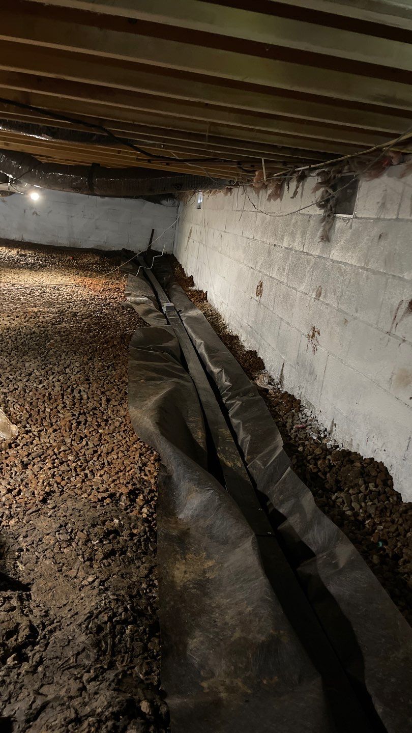 Crawl Space Waterproofing & Encapsulation using GrateProducts by Toledo Basement Repair