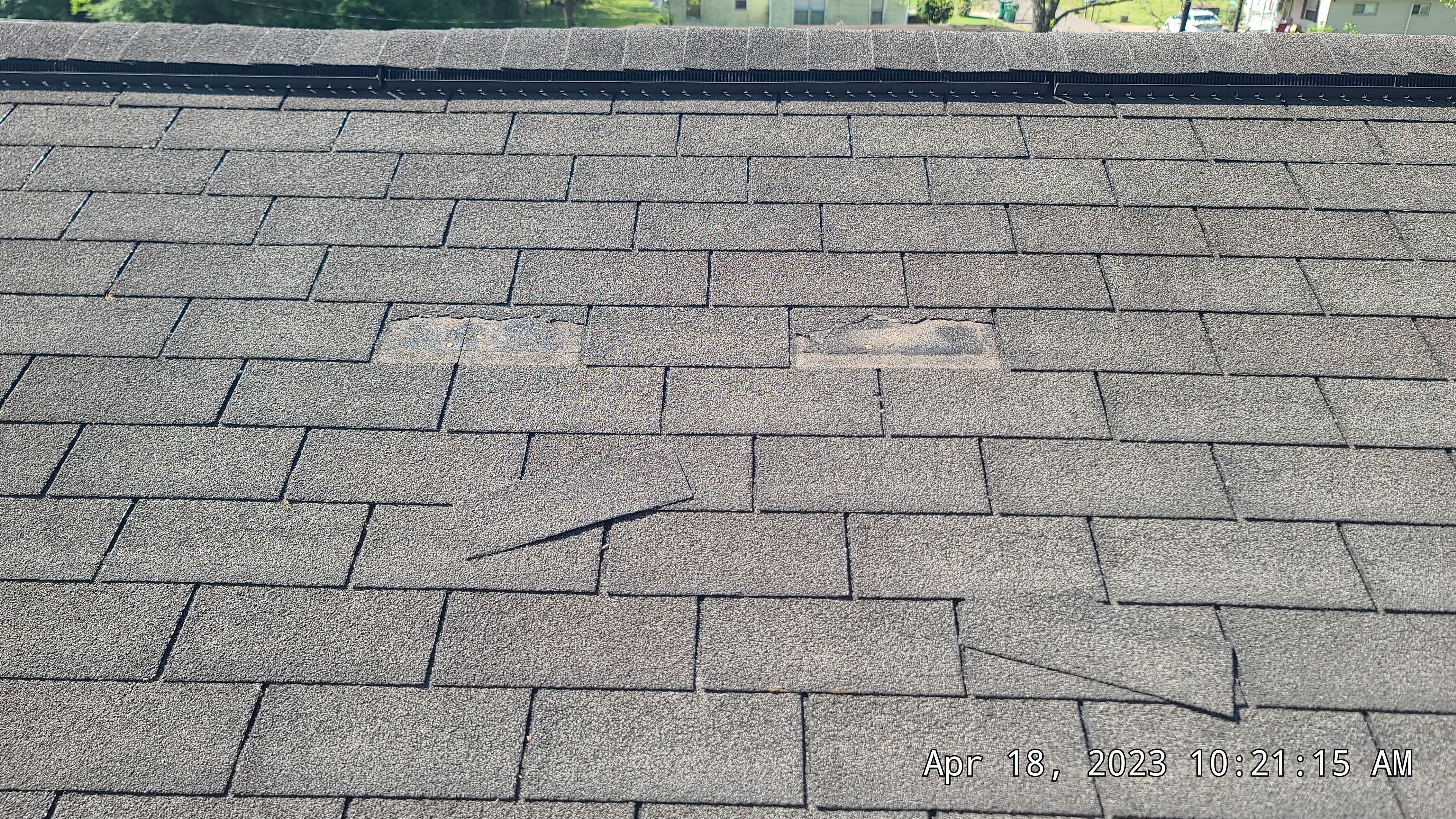 Storm Restoration Reroof: 25 Year 3-Tab Shingle by Hostetler Roofing