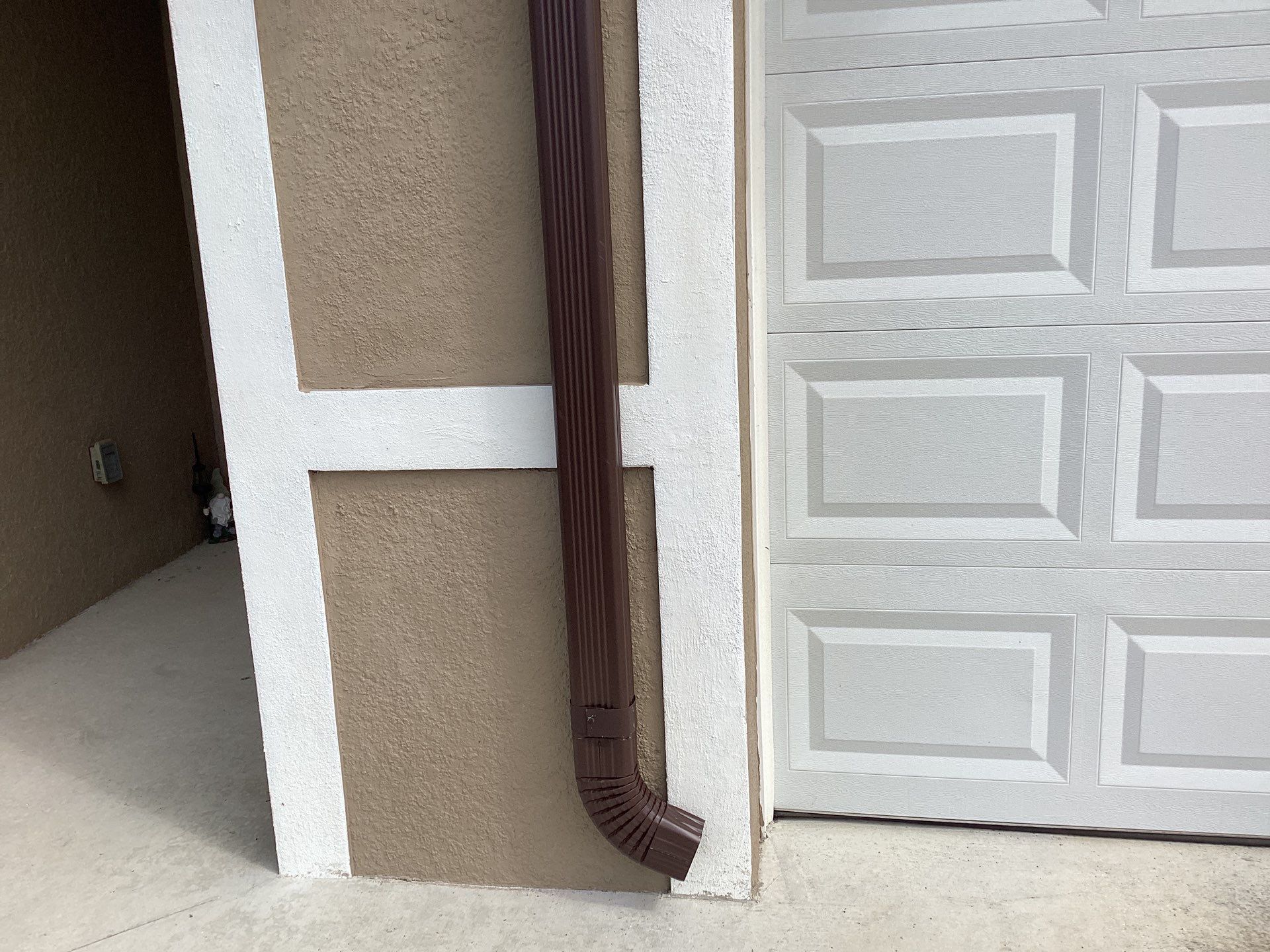 Royal Brown Seamless Gutters in Cape Coral FL by Gutter Professors