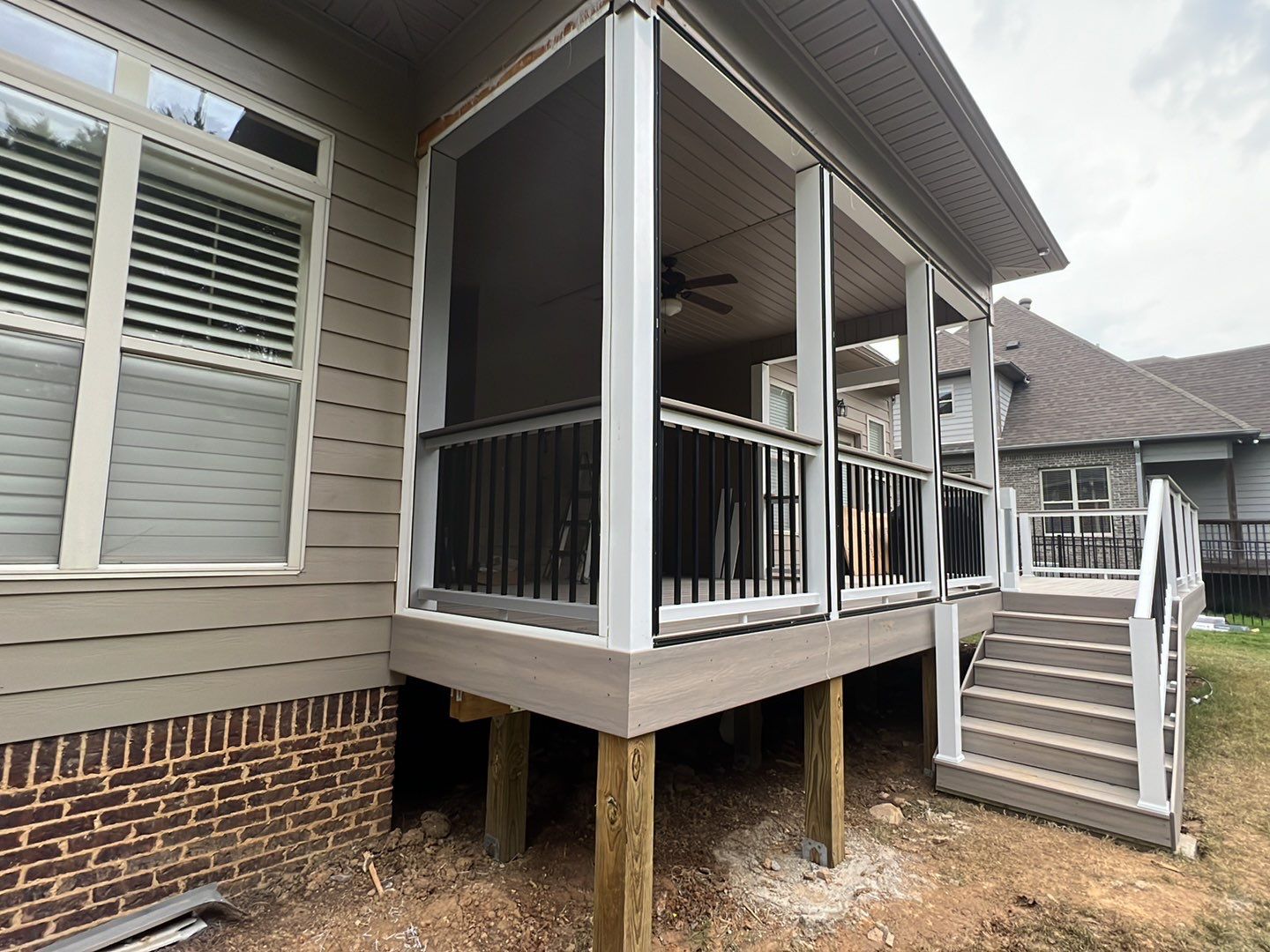 Tiffany Estates - Composite Deck Installation  by Pillar and Pine