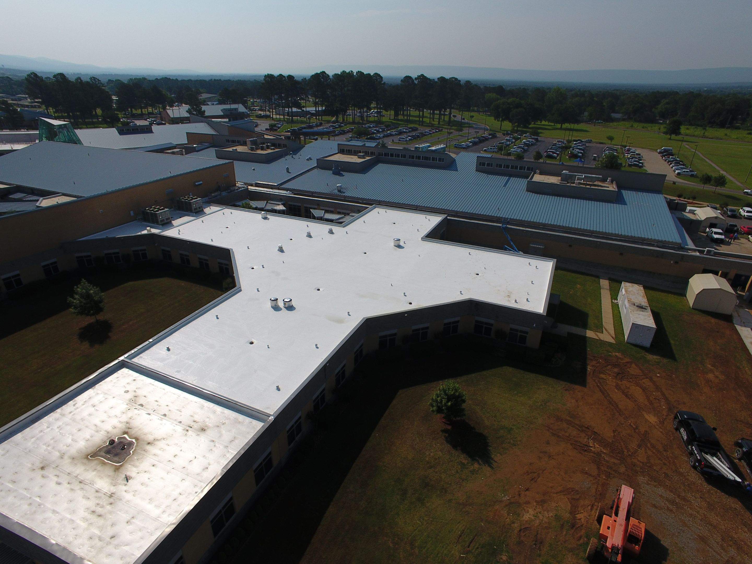 Choctaw Nation Hospital - Med Surg Building by Hostetler Roofing