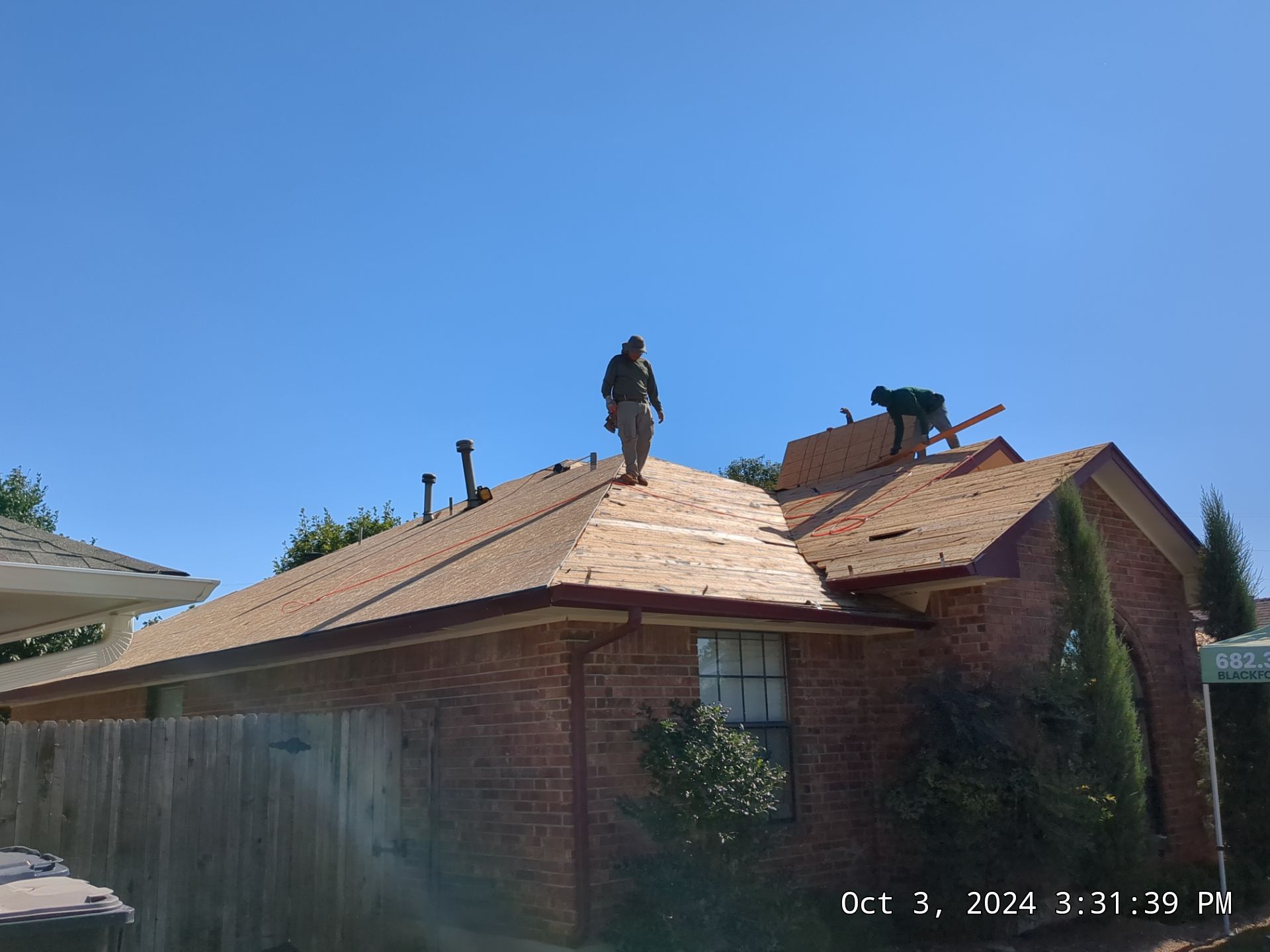 OKC Residential Roofing Installation using Owens Corning by Blackforest Roofing