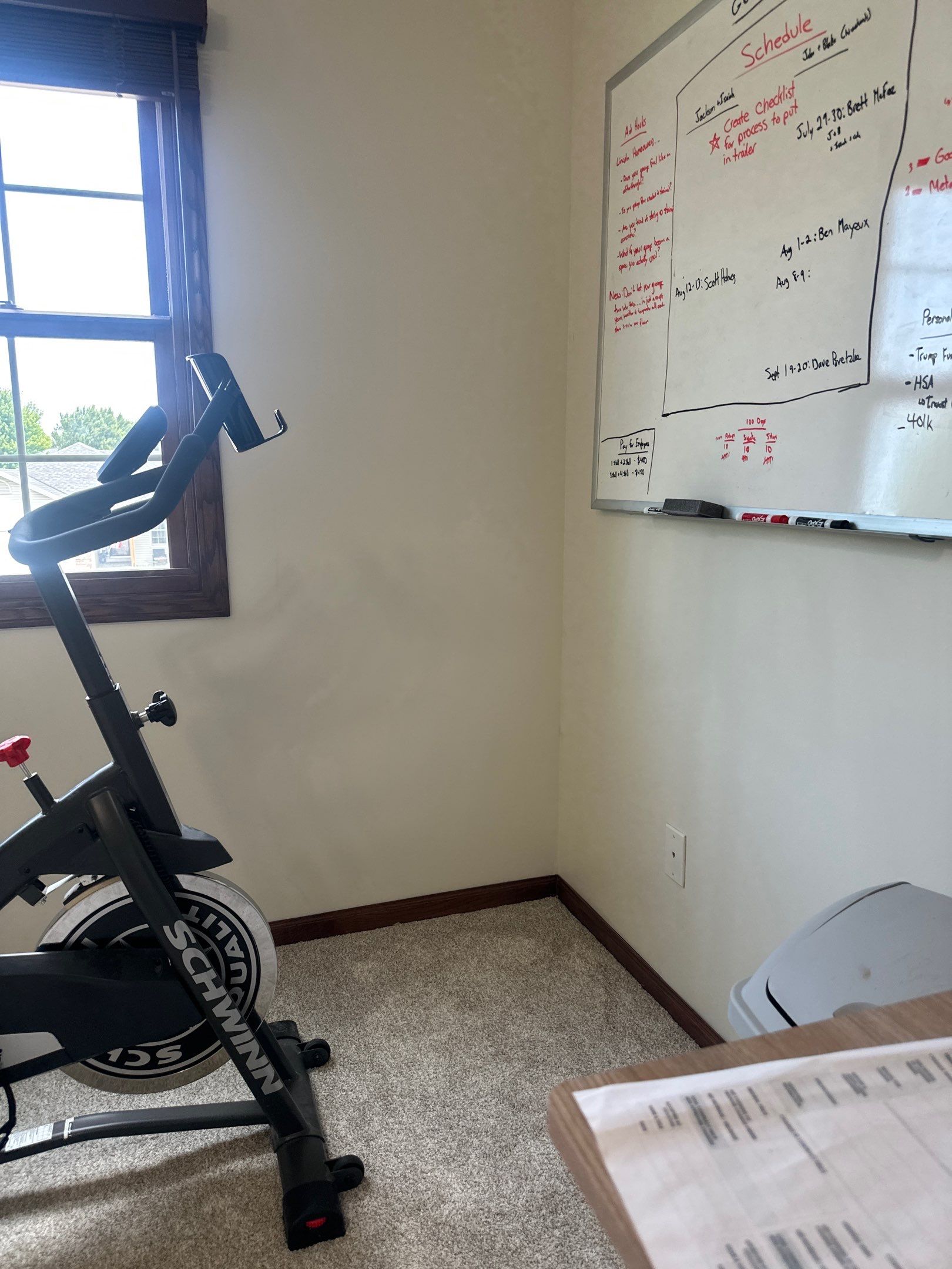 Home Office Interior Painting and Wall Repair in Lincoln by CompanyCam Sales Demo