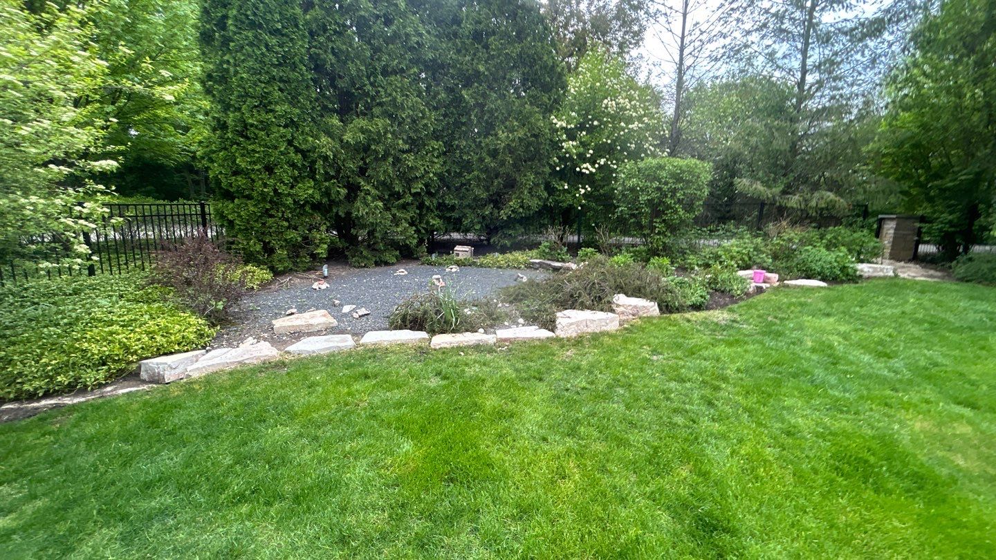 Winnetka, IL bluestone patio cleaning by Northern Power Washing LLC.