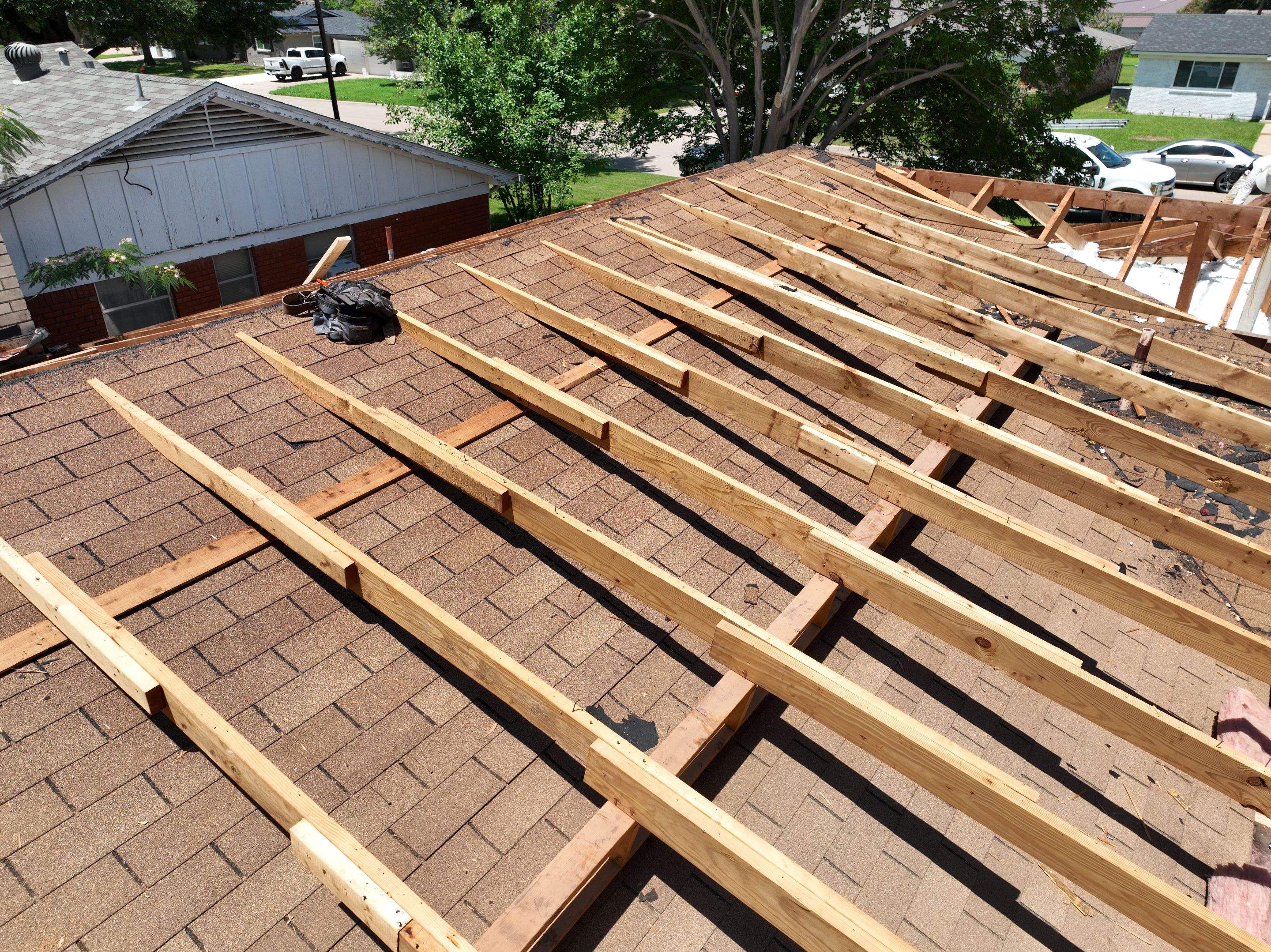 Residential Roofing Installation using IKO Dynasty Class 3 Shingles by Becker Roofing and Exteriors