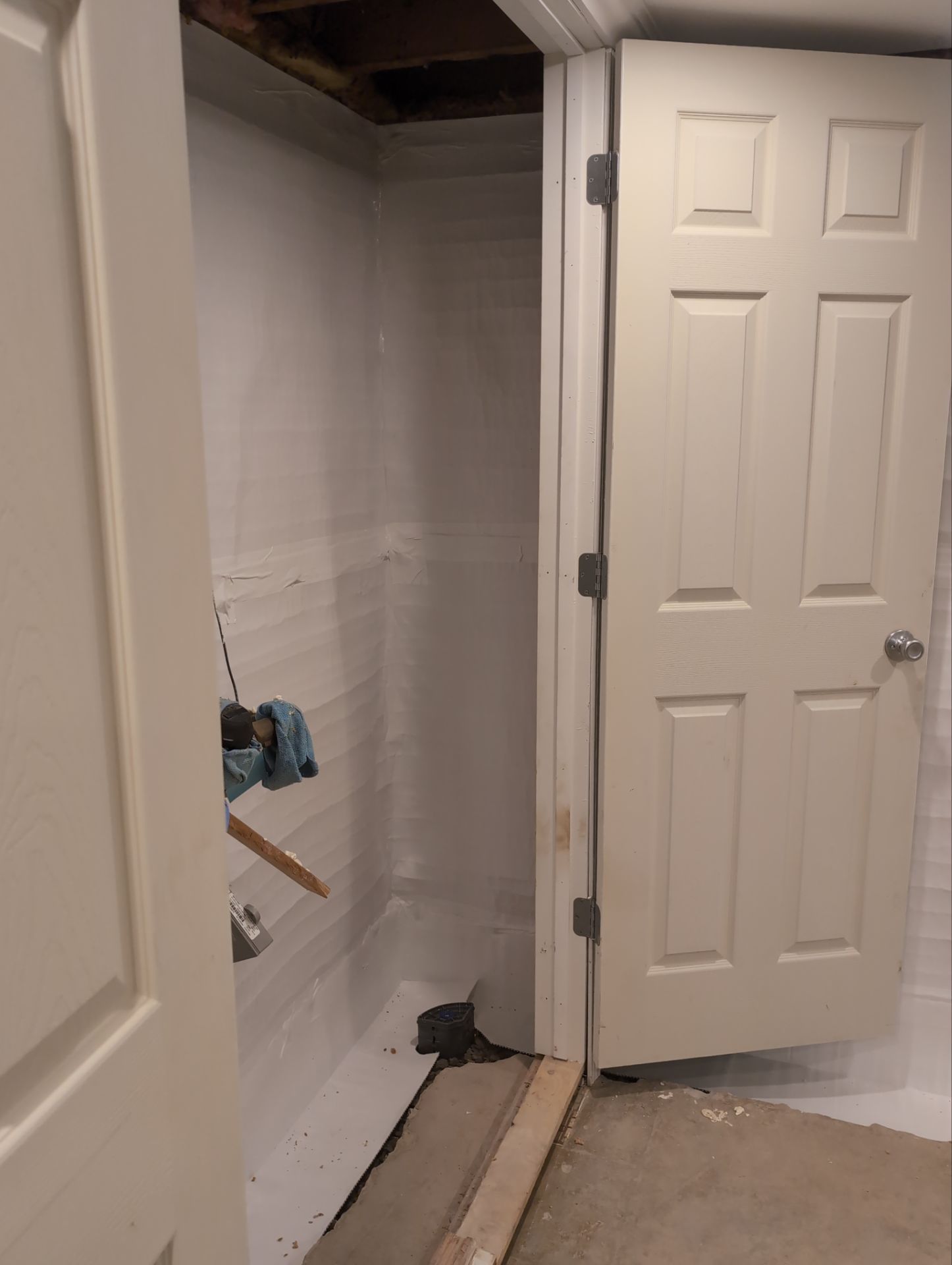 Interior Basement Waterproofing System and Egress Window Installation by Toledo Basement Repair 