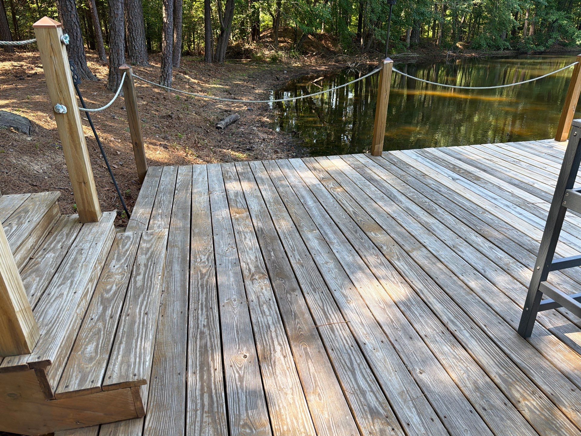 Dock using Wood Sealant by DuraSeal