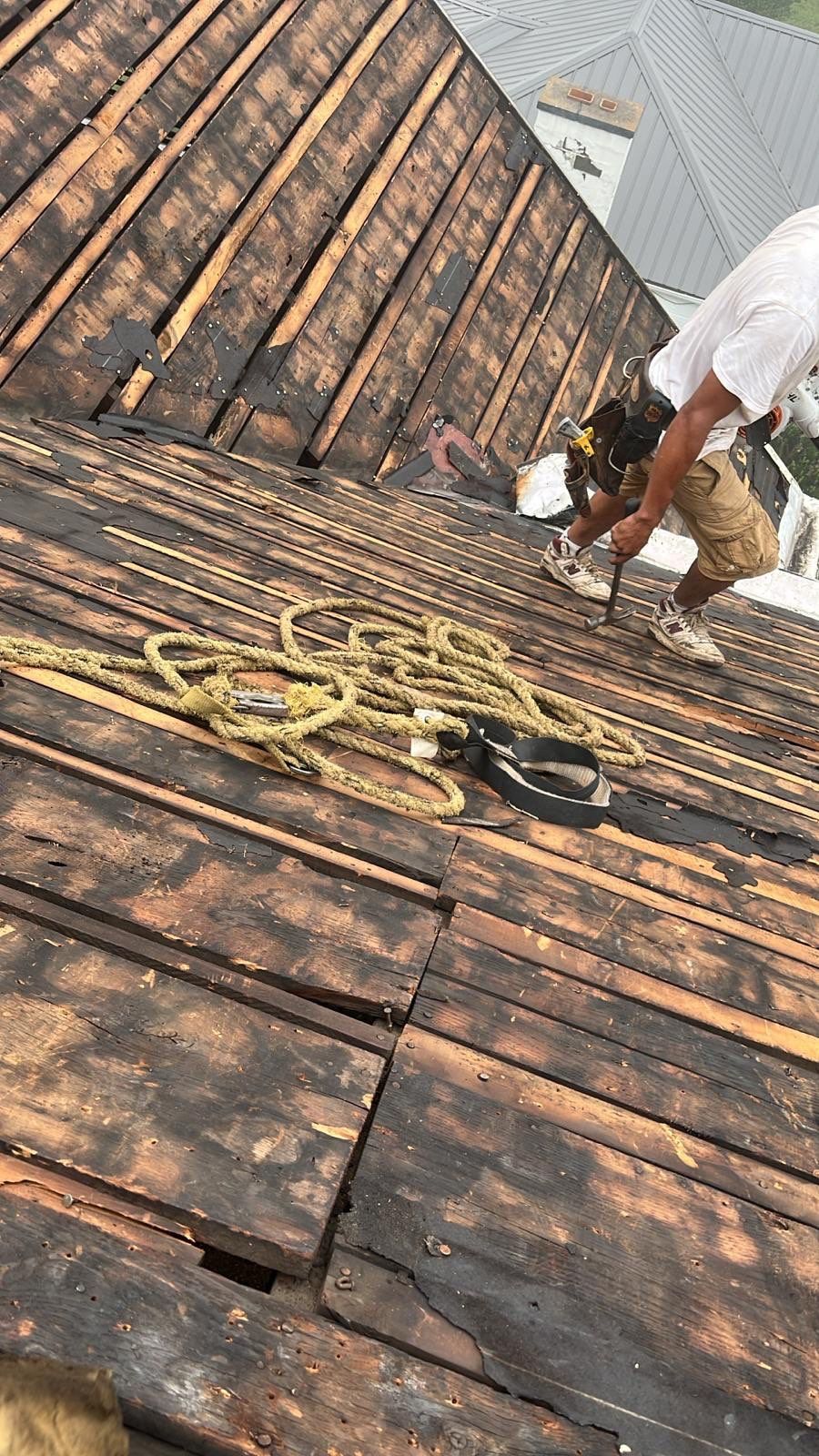 Residential Roofing Installation using GAF Timberline HDZ Barkwood by Rainstoppers Roofing