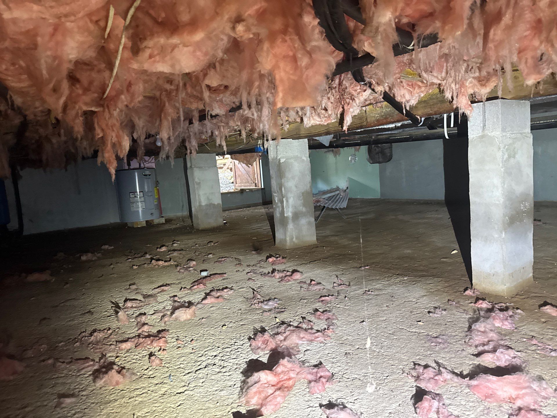 Pocono pines Dry and energy efficient crawlspace. by Burke Home Services