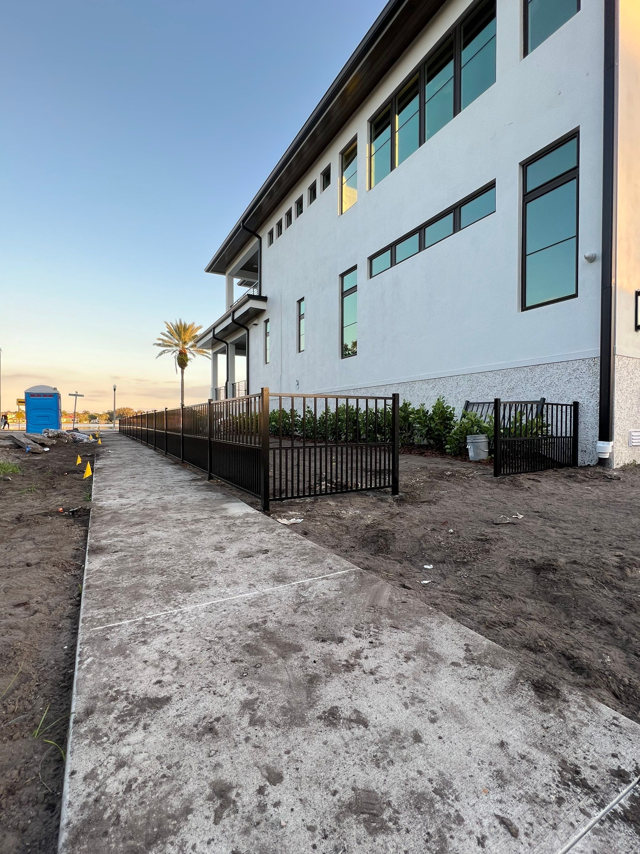 Aluminum Fence Installation using 3 Rail Aluminum Puppy Picket Fence by Asap fence and gates, LLC