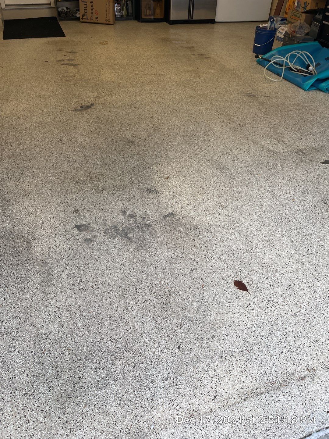 Garage Transformation using Sandstone by Croc Coatings, LLC
